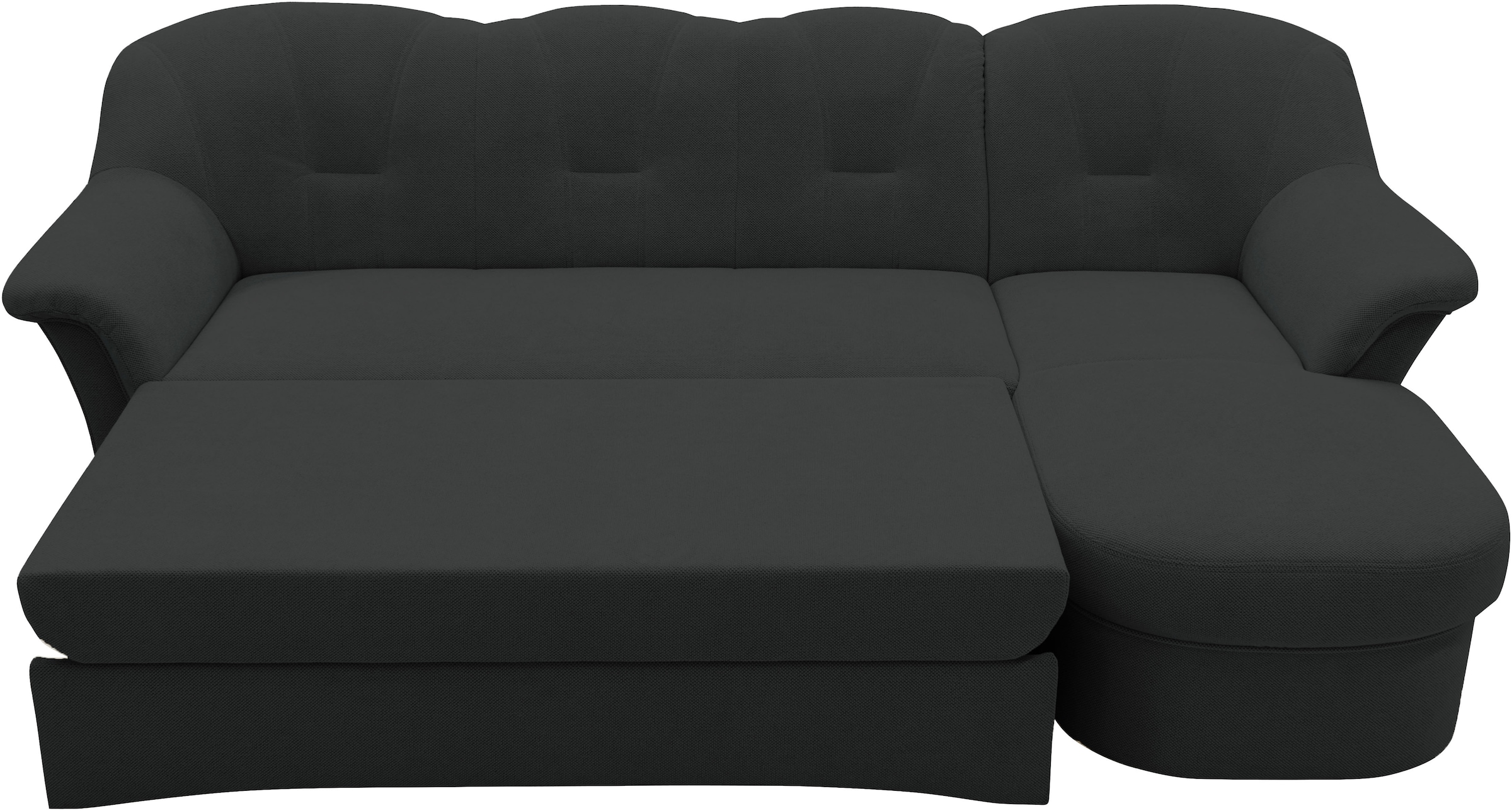 DOMO collection Ecksofa »Flores Schlafsofa, B/T/H: 233/142/86 cm, L-Form«, wahlweise mit Bettfunktion, wahlweise mit Federkern, auch in Leder