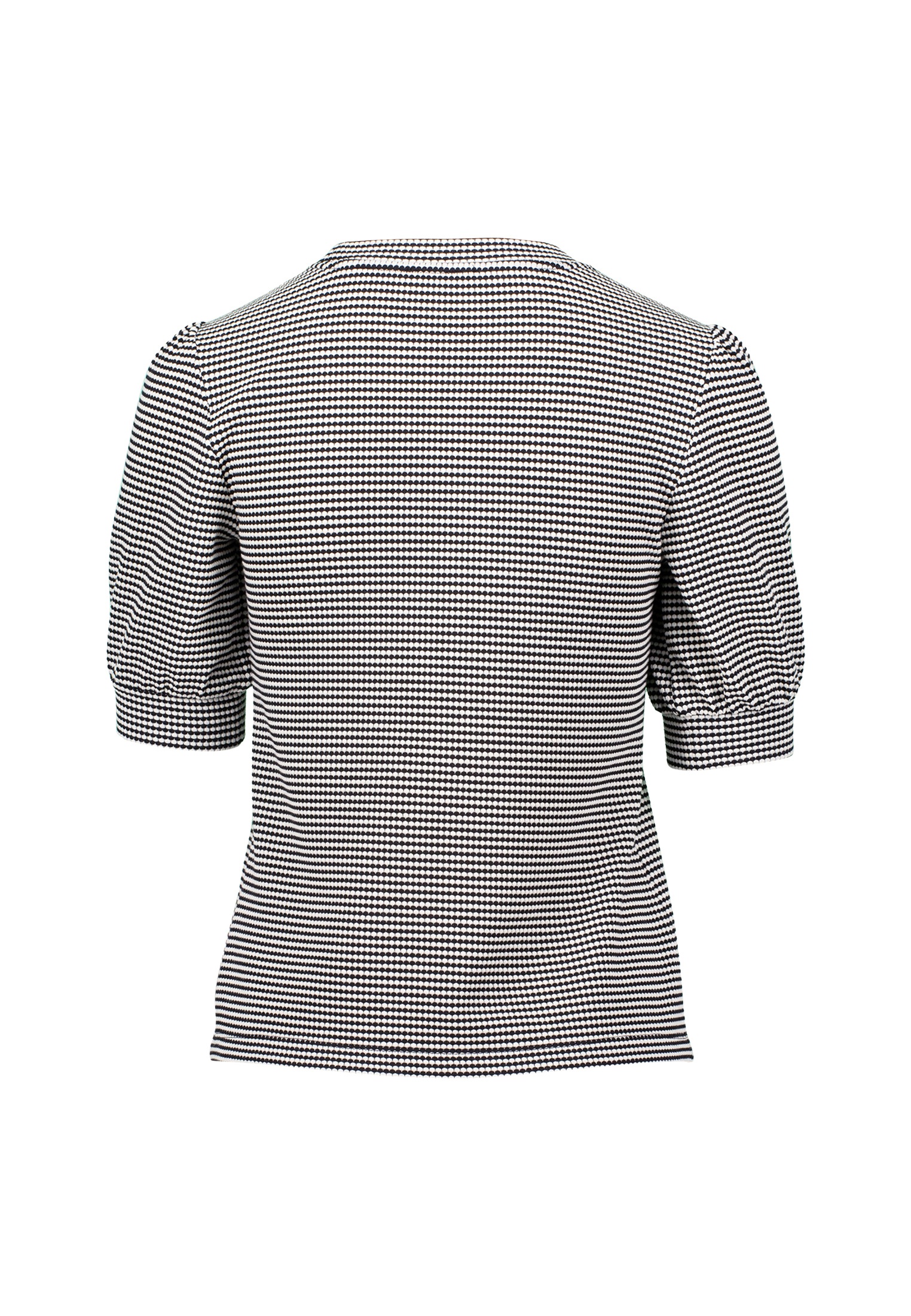 Thumbnail - Zero Kurzarmshirt "Damen Strukturshirt mit kurzen Puffärmeln" 1 Stk. tlg. strukturiert