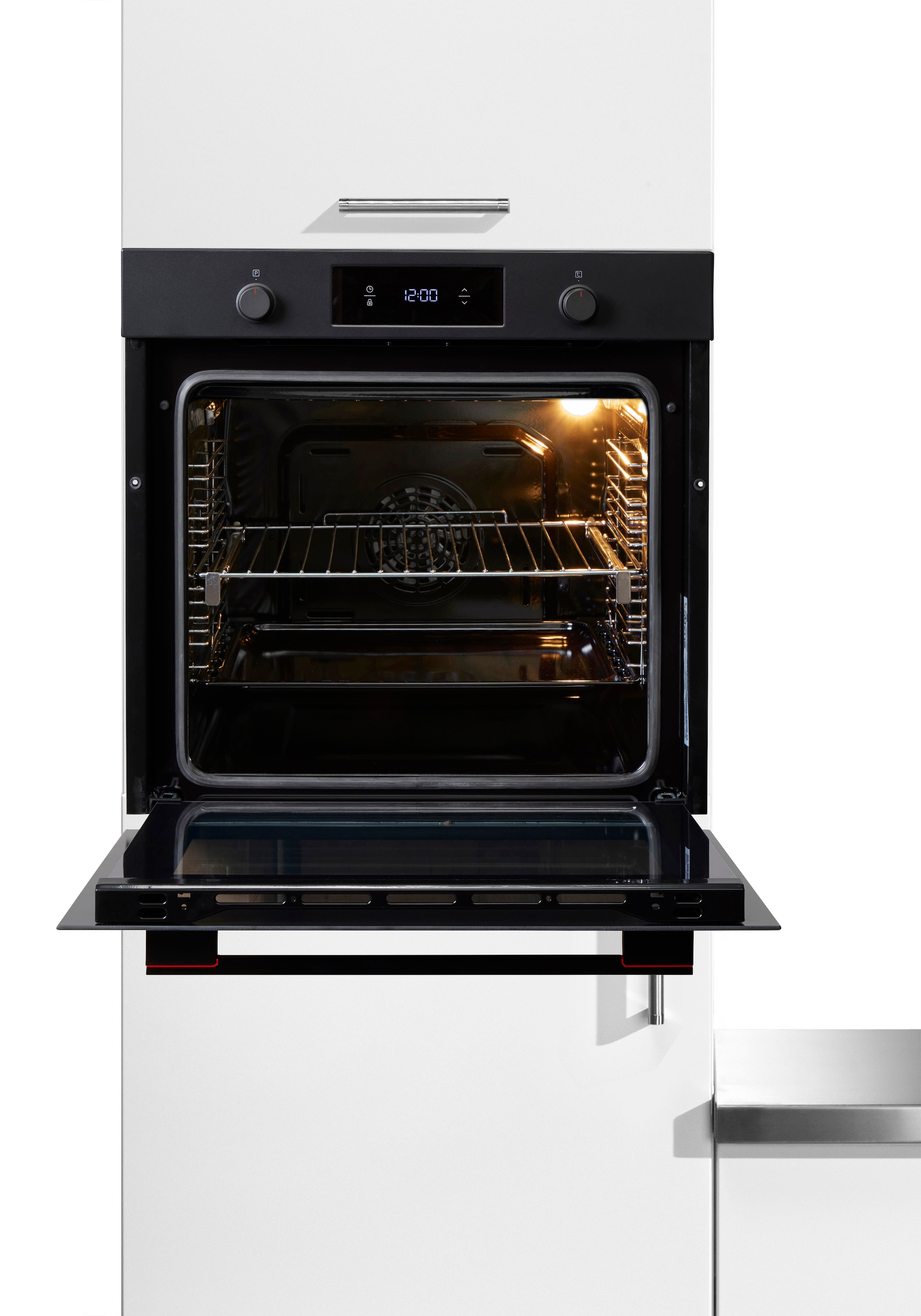 Sharp Einbaubackofen  »K-70P19BNH-EU«, mit Vollauszug, Großflächengrill mit Ventilator
