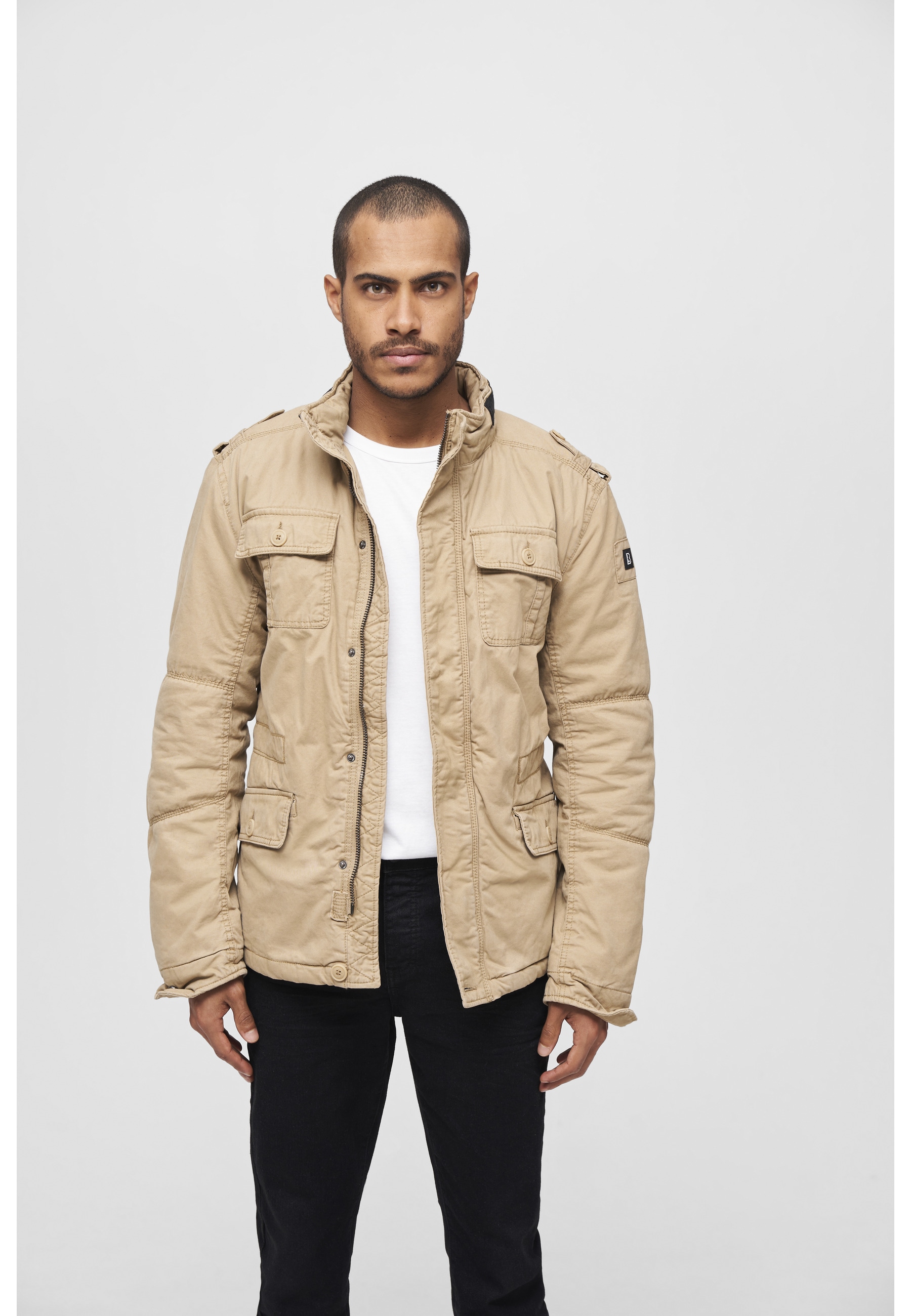 Brandit Allwetterjacke »Brandit Herren Britannia Winter Jacket« 1 Stk. tlg. ohne Kapuze