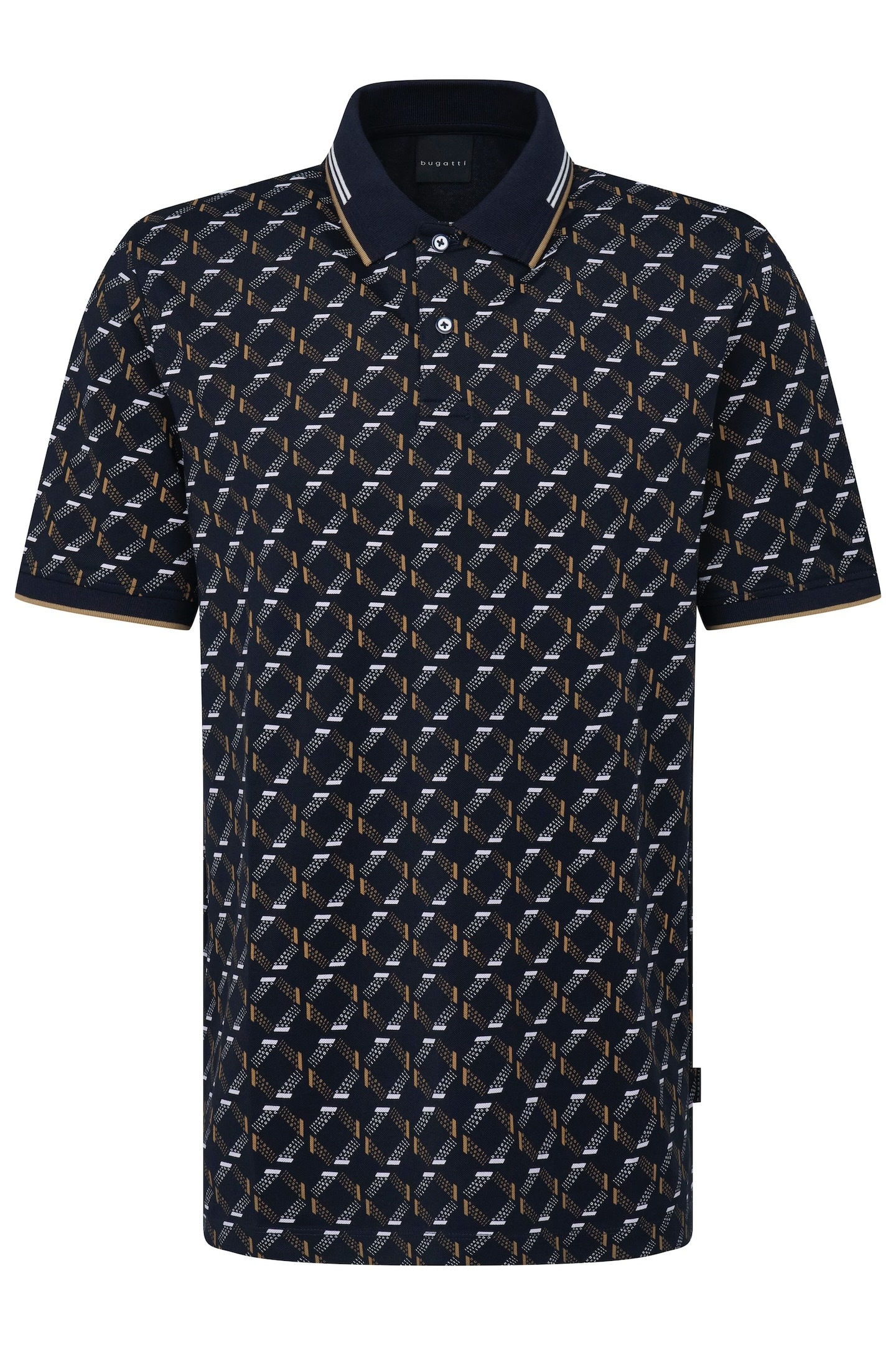 bugatti Poloshirt, mit Stretchfunktion