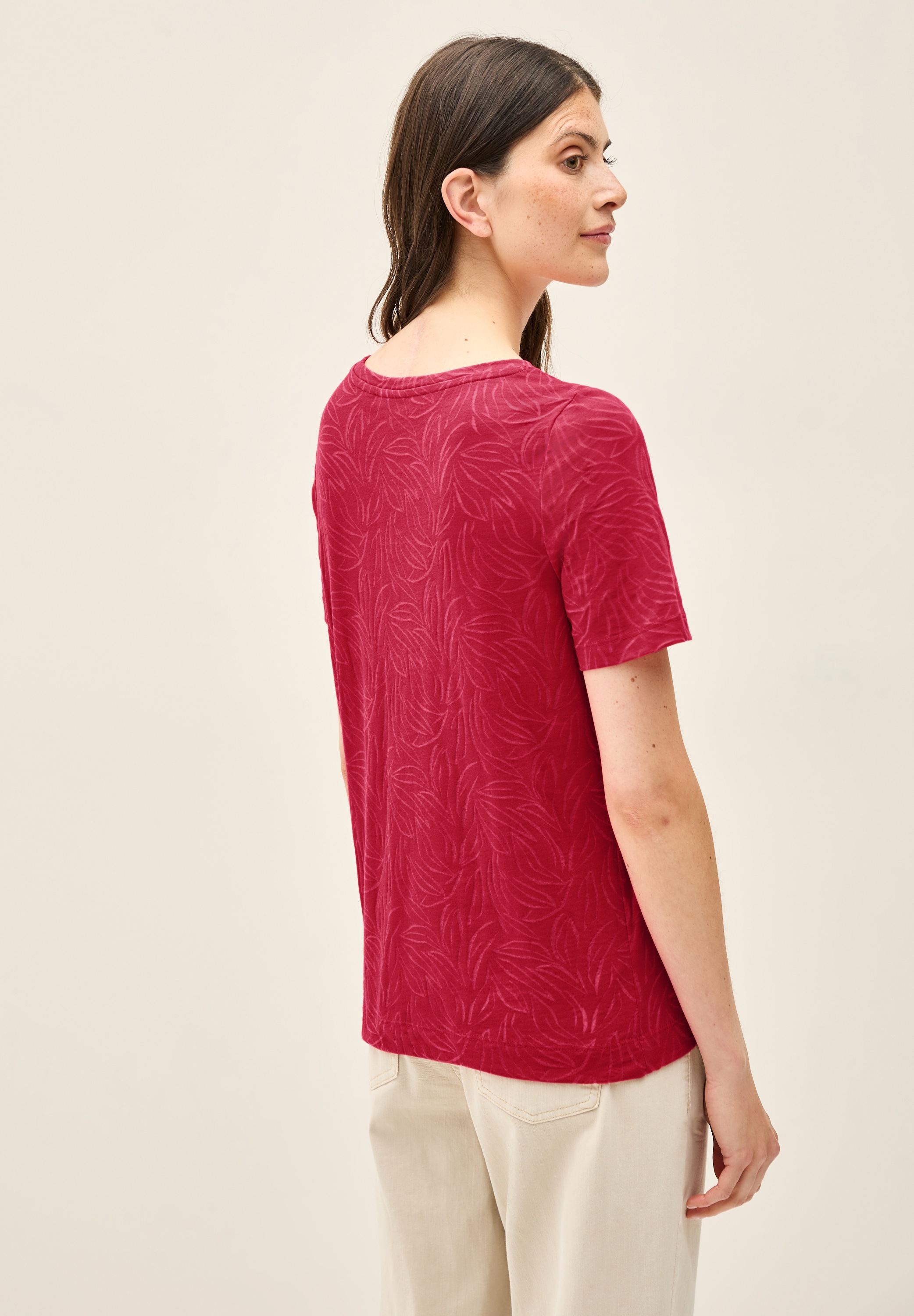 Cecil T-Shirt, im soften Baumwoll-Mix