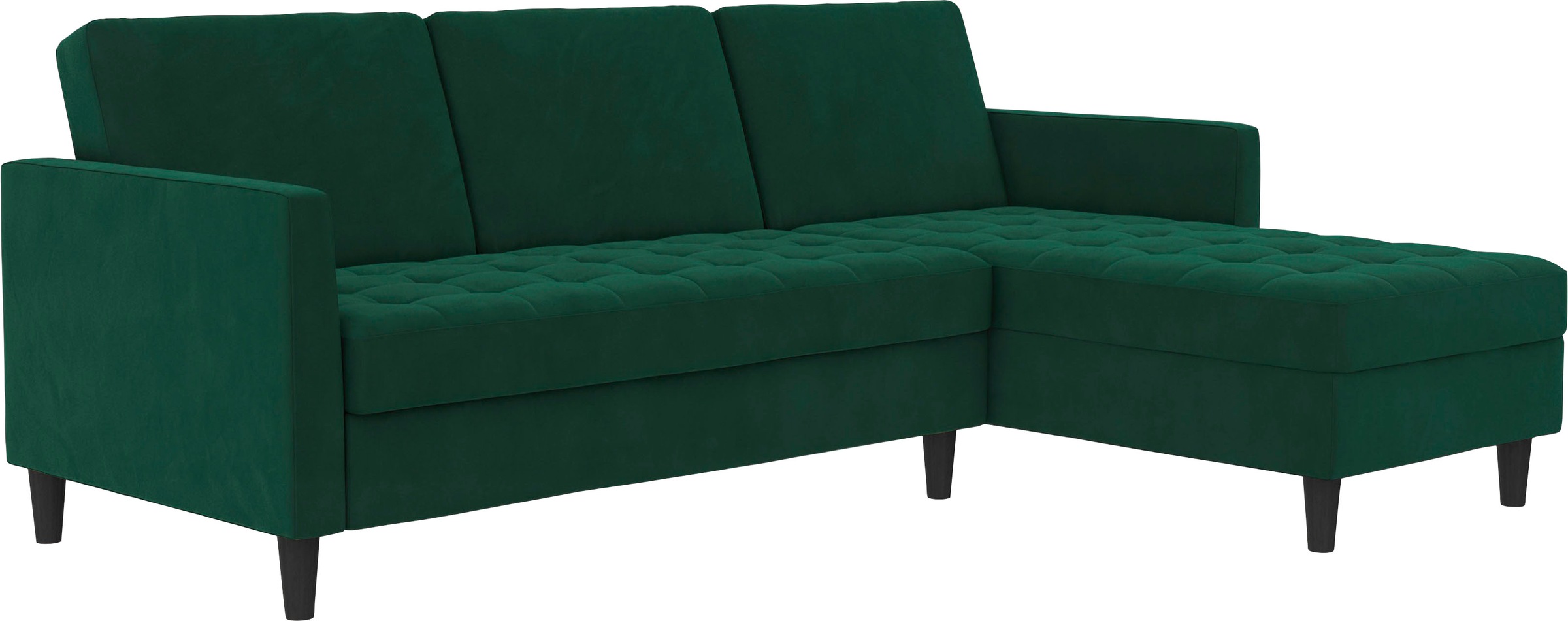 Thumbnail - Dorel Home Ecksofa "Presley, L-Form," Ecksofa mit Bett-Funktion und Stauraum, verstellbare Rückenlehne