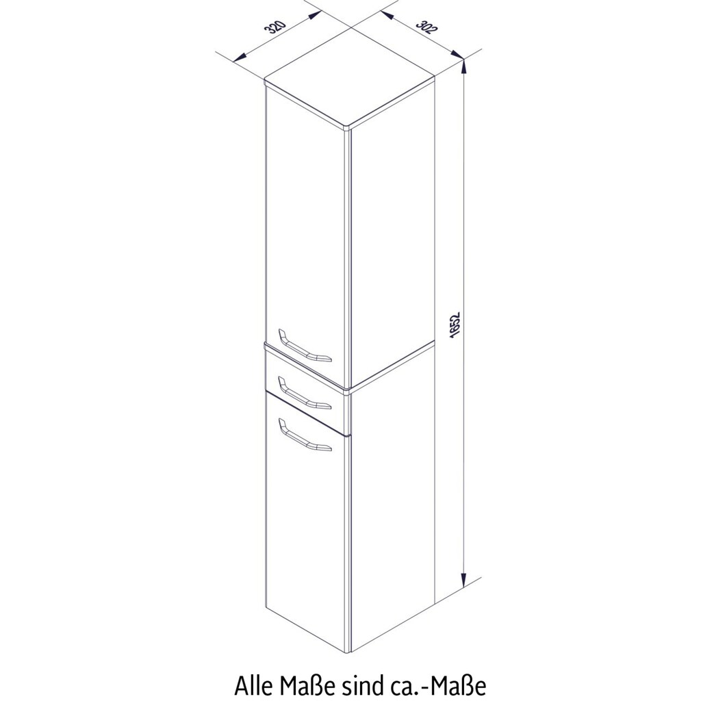 FACKELMANN Hochschrank »Milano«