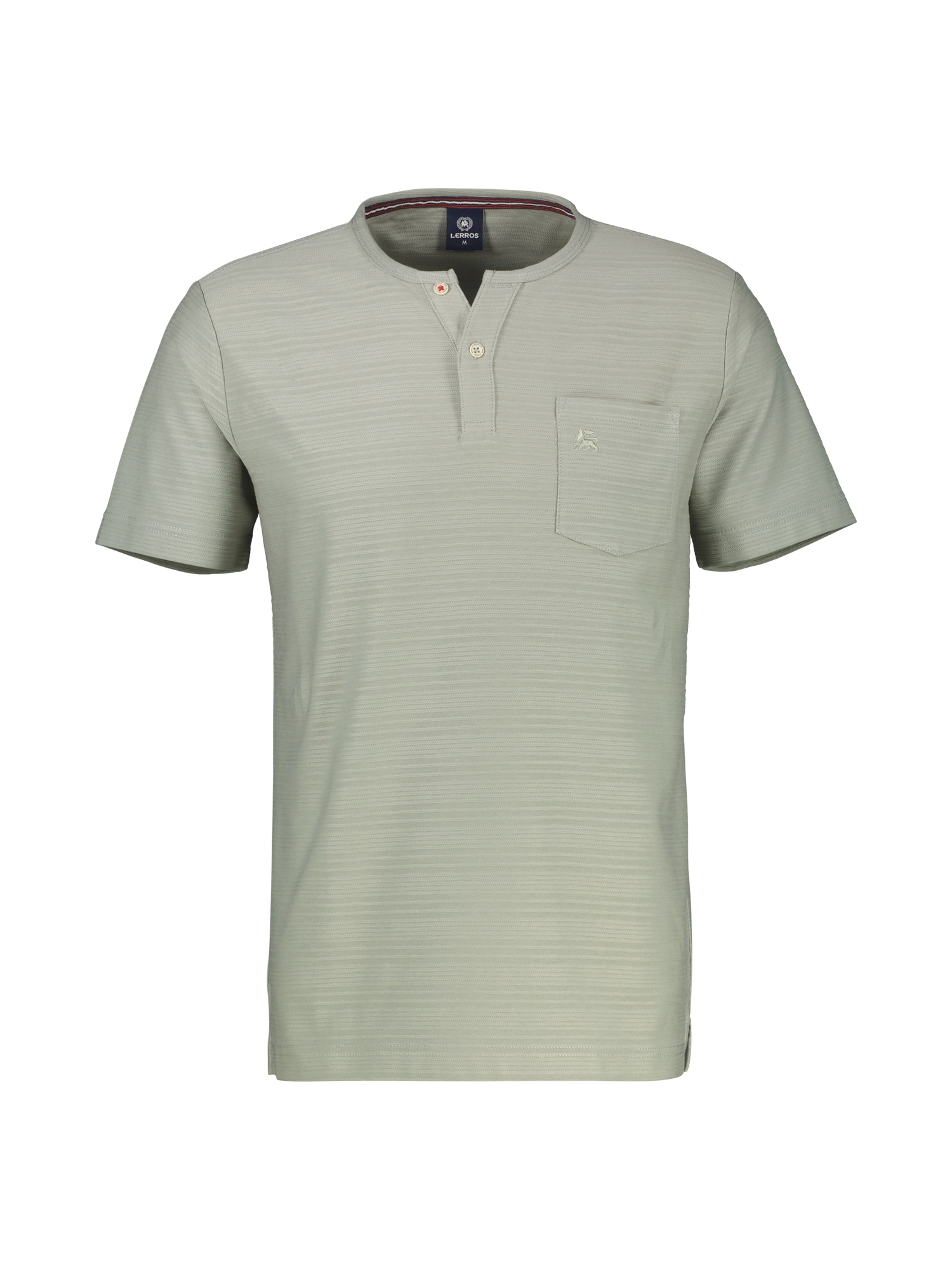 LERROS Henleyshirt »LERROS Serafino-Shirt, sommerlich-tonal gestreift«