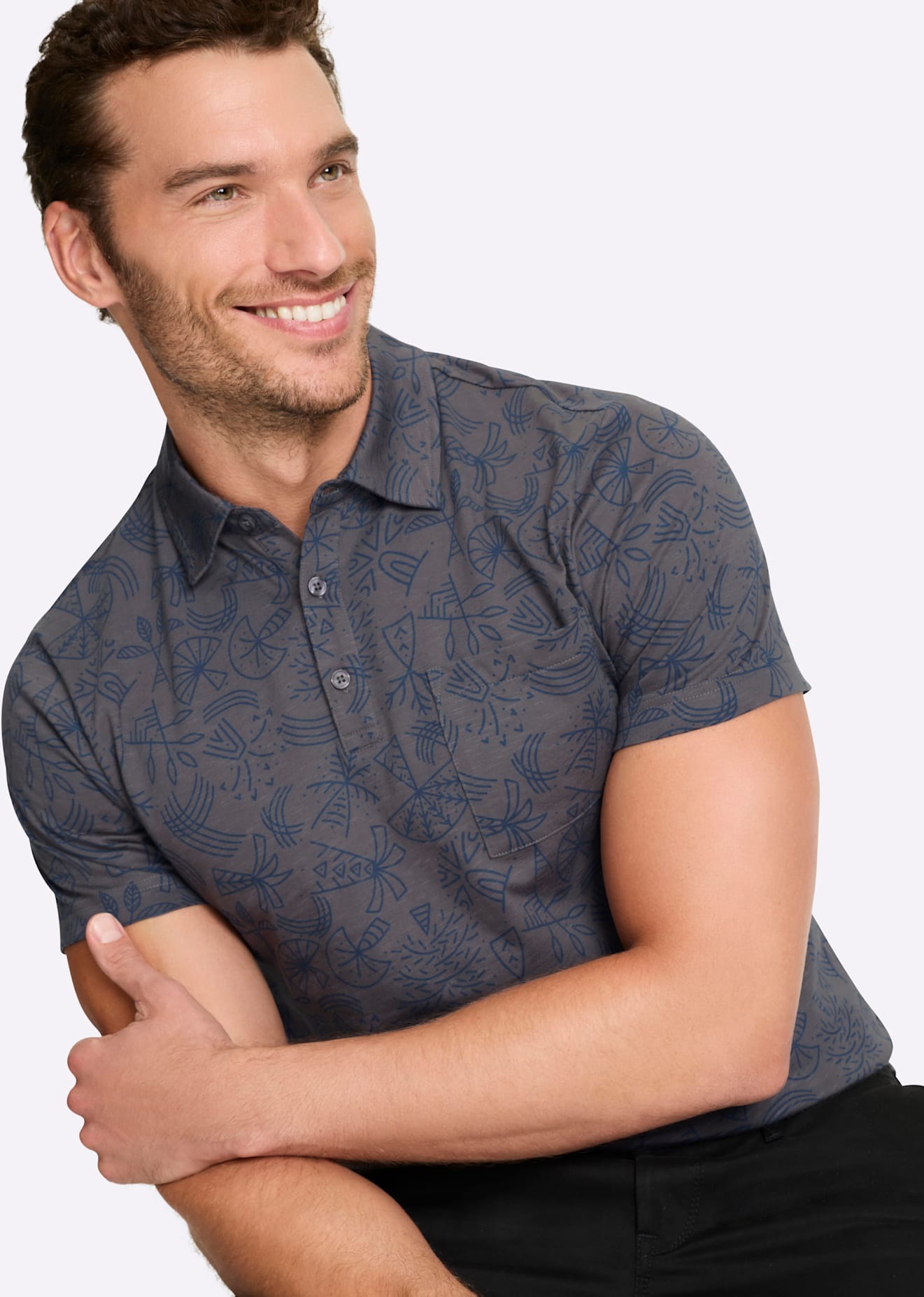 Marco Donati Kurzarmshirt »Kurzarm-Poloshirt« 1 tlg.