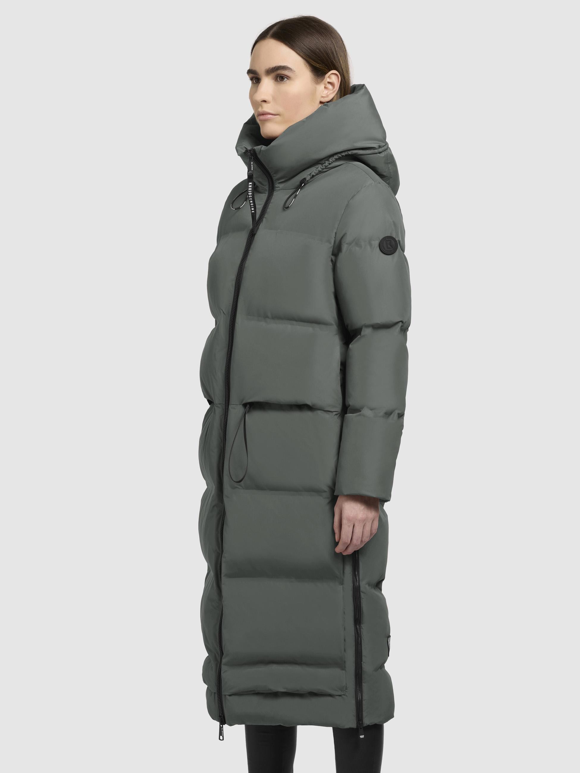 khujo Steppmantel »Aroma-YM«, Gesteppter Damen Wintermantel mit hohen Gehschlitzen