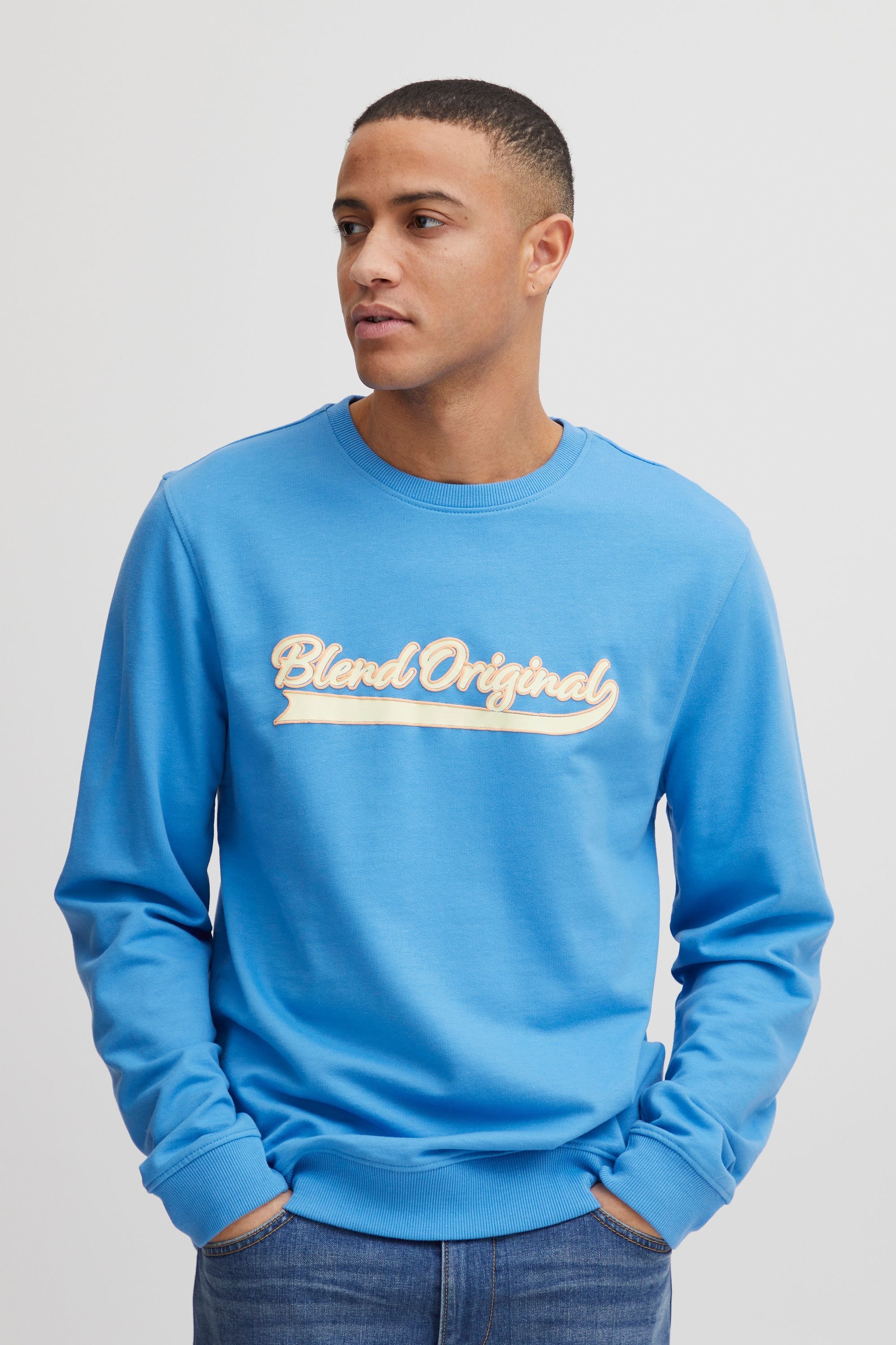Blend Longpullover "BHSweatshirt" Klassisches Sweatshirt mit Rundhalsaussch günstig online kaufen