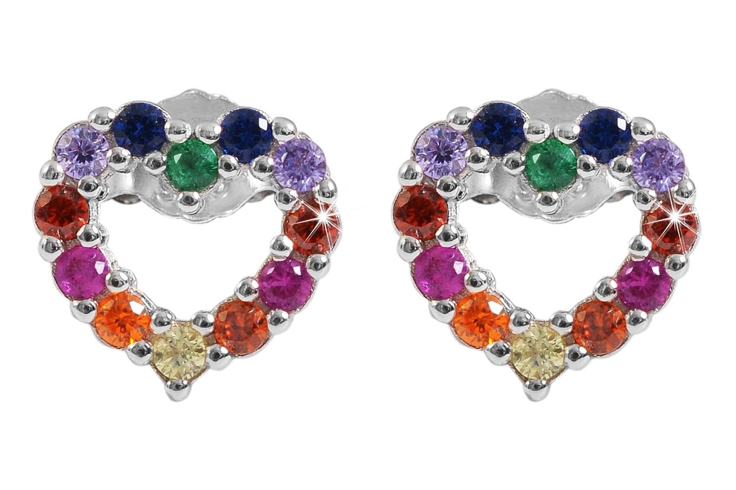 Adelia´s Paar Ohrhänger "Damen Ohrringe – Ohrstecker aus 925 Silber mit Zir günstig online kaufen