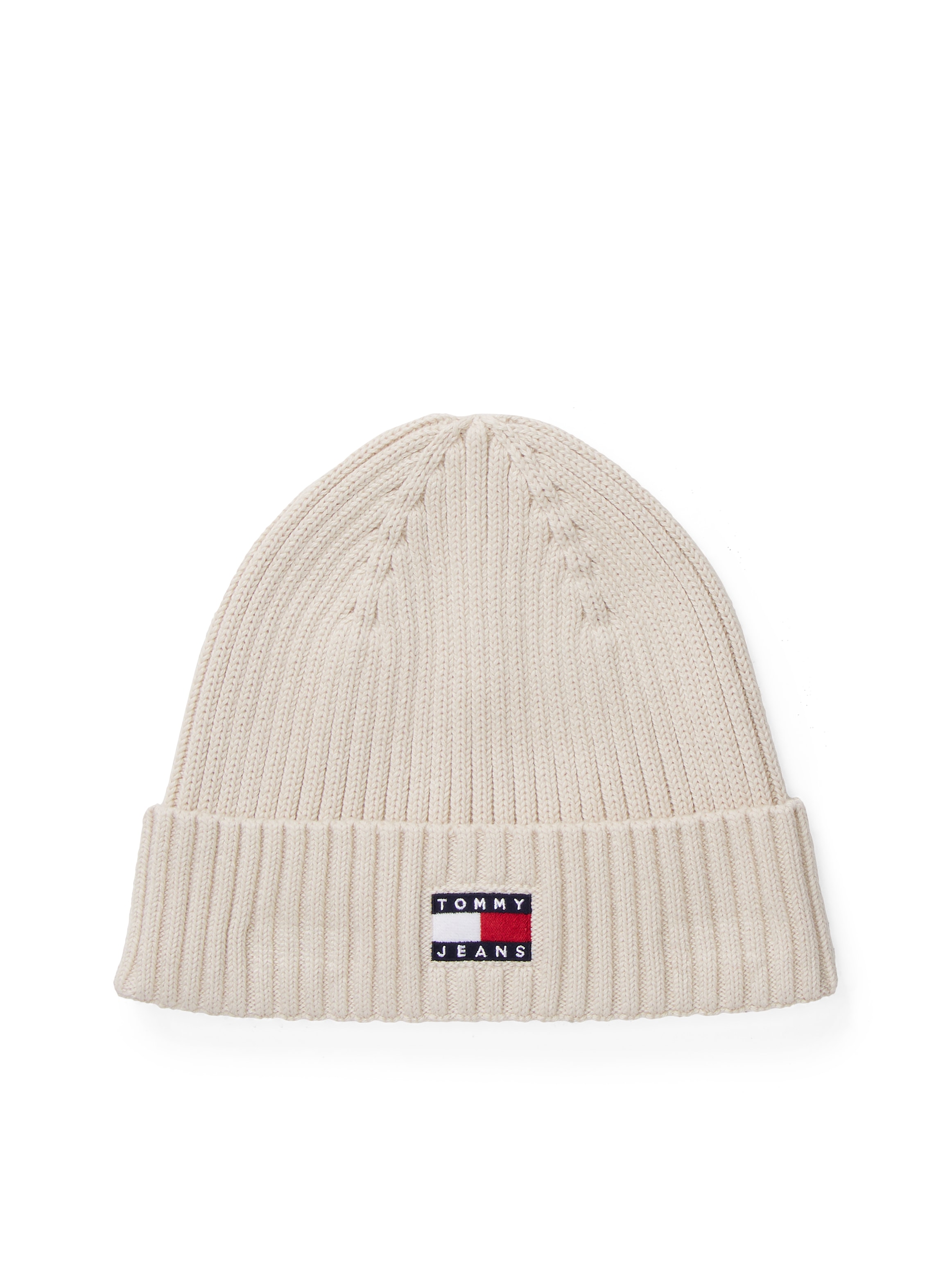Tommy Jeans Beanie "TJW HERITAGE CORE", Rippstrick, Umschlag, normale Passf günstig online kaufen