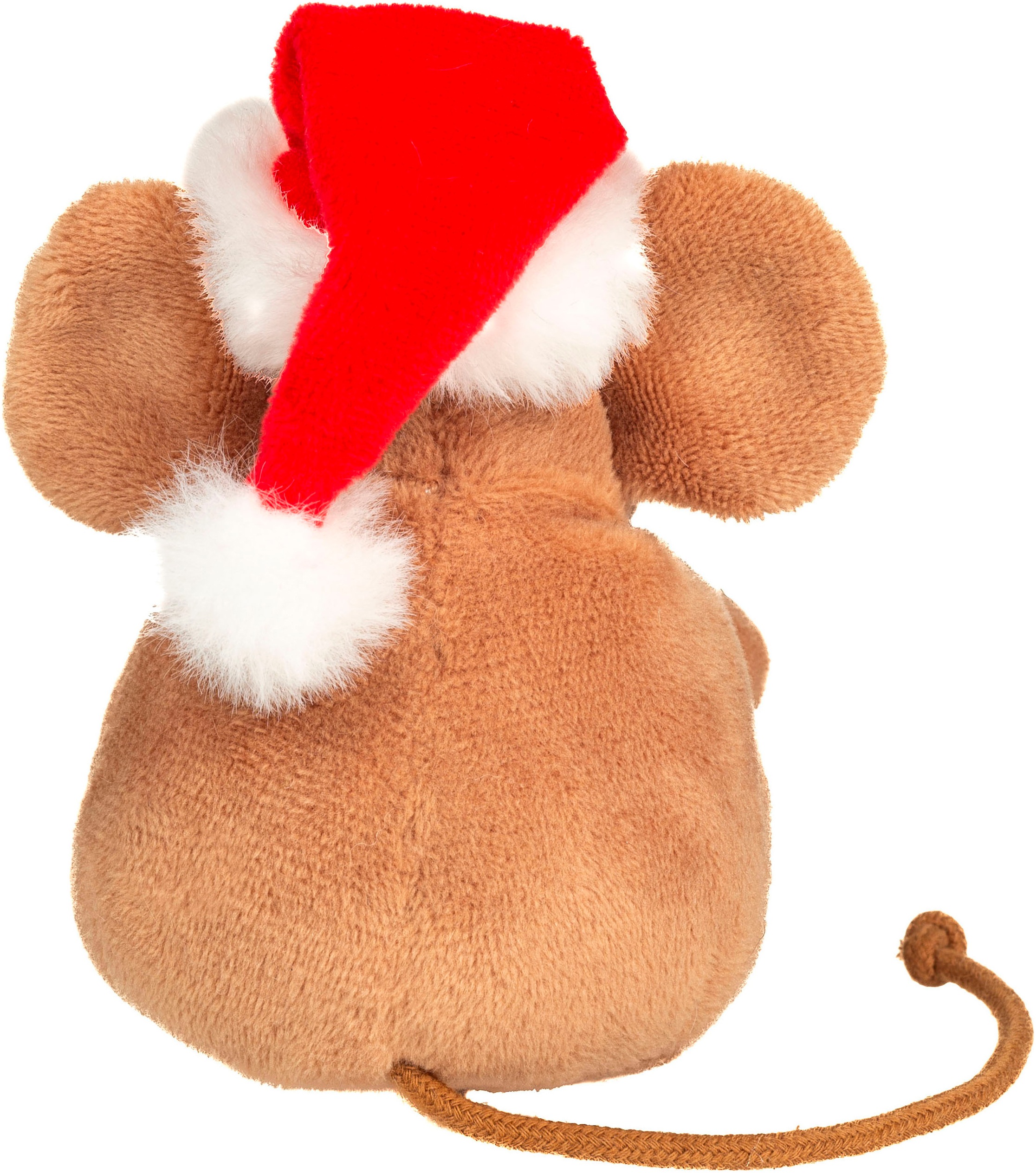 Teddy Hermann® Kuscheltier »Weihnachtsmaus mit Lebkuchenmann, 11 cm«