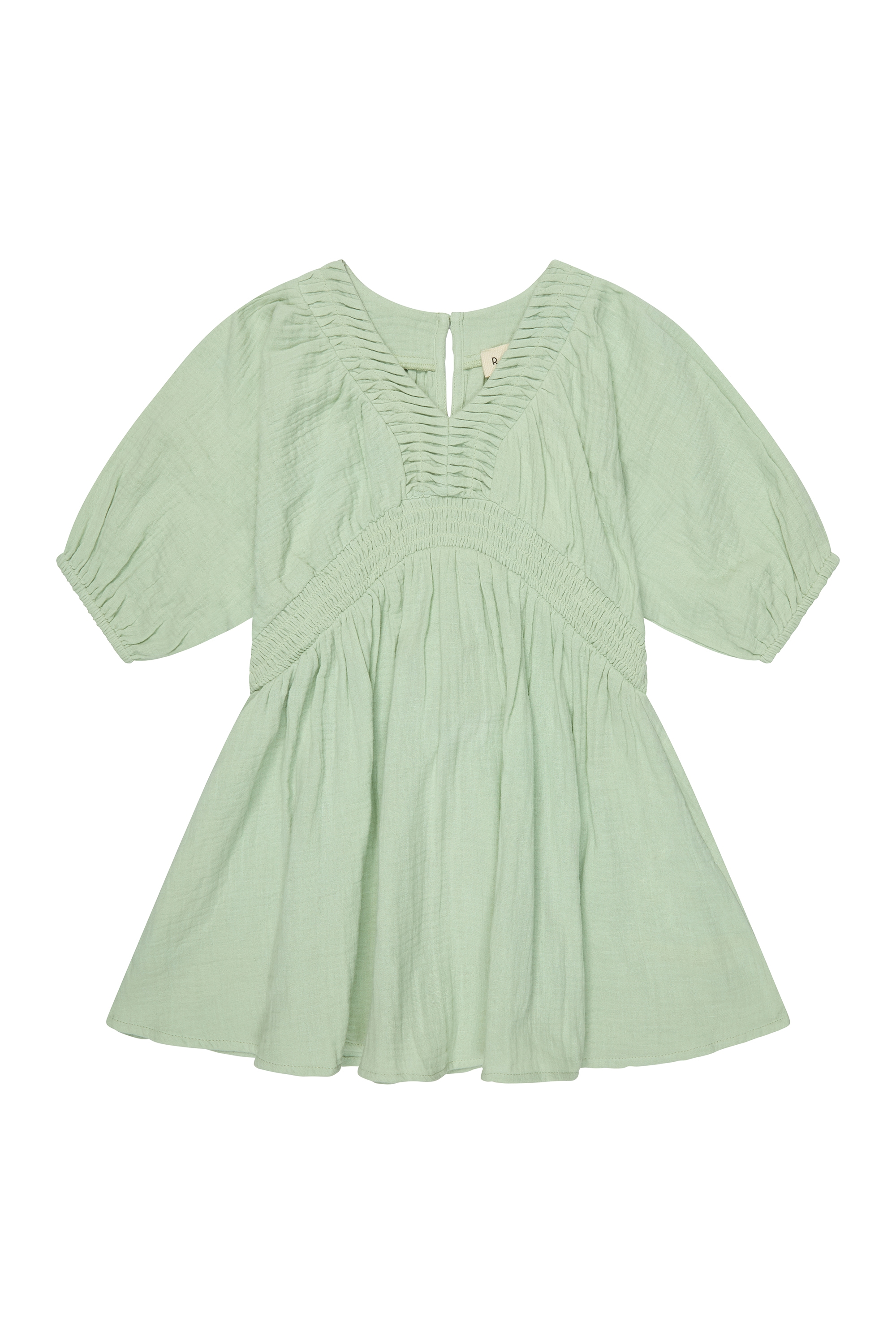 RAFFYA Minikleid »Soipoi Ruched V-Neck Dress Mädchen«