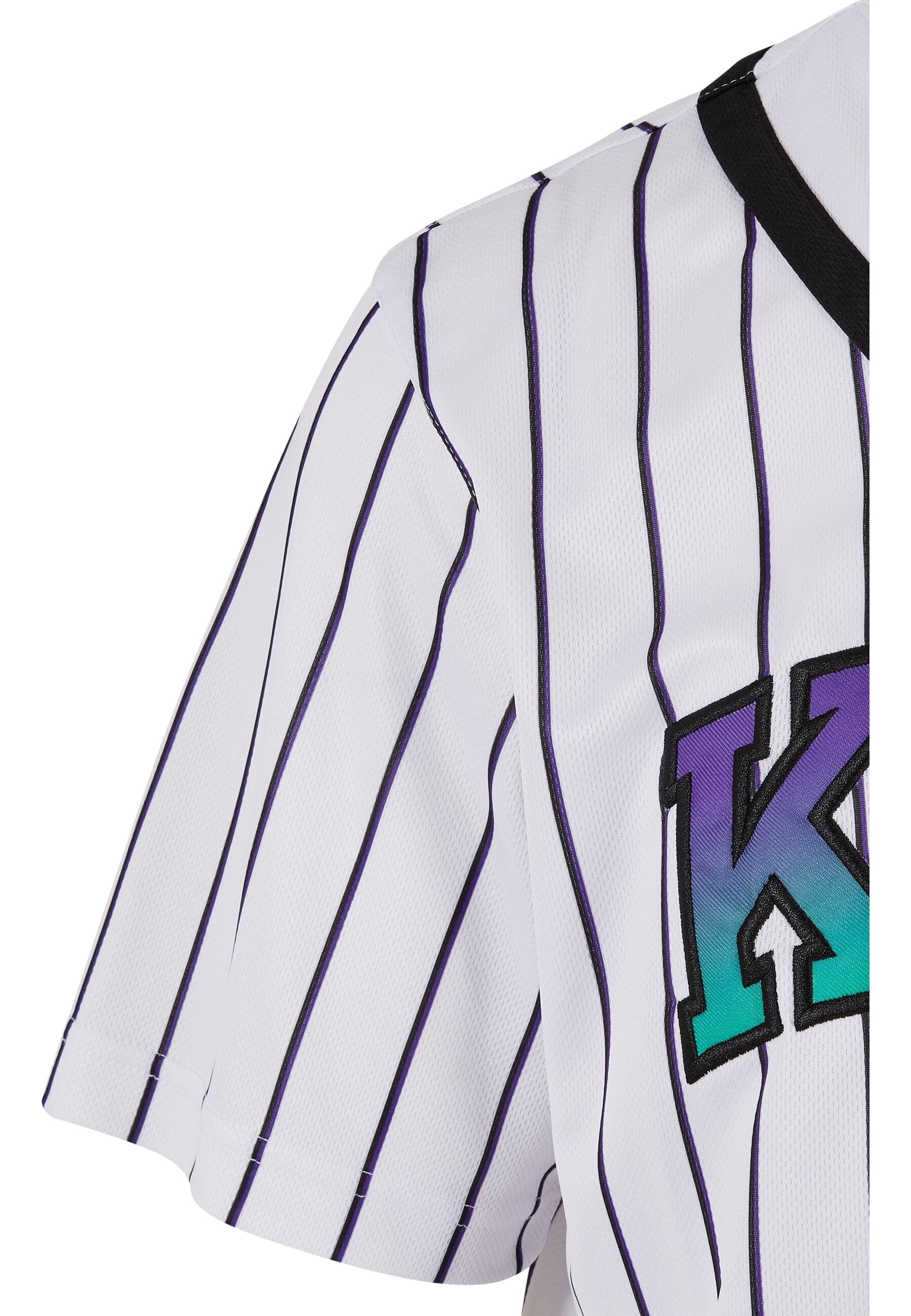 Karl Kani T-Shirt »Karl Kani Herren KM233-003-2 KK Serif Pinstripe Baseball Shirt«, (1 tlg.)