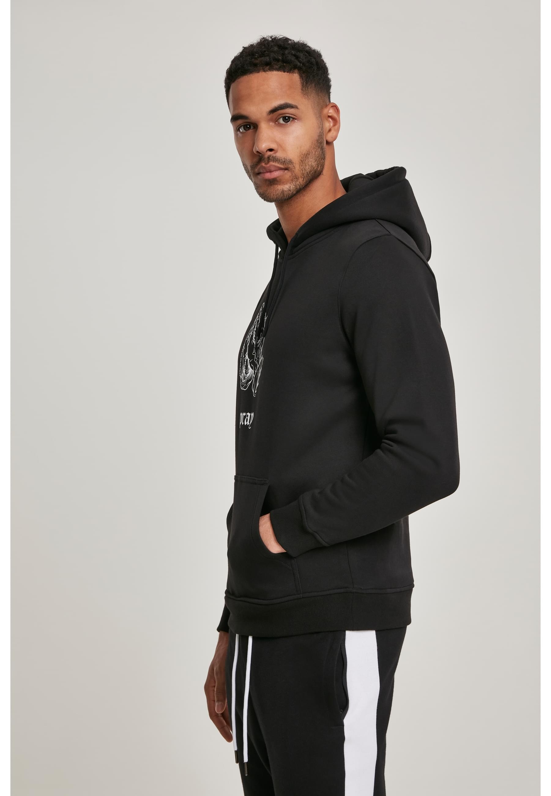 MisterTee Sweatshirt »MisterTee Herren Dark Pray Hoody«, (1 tlg.)