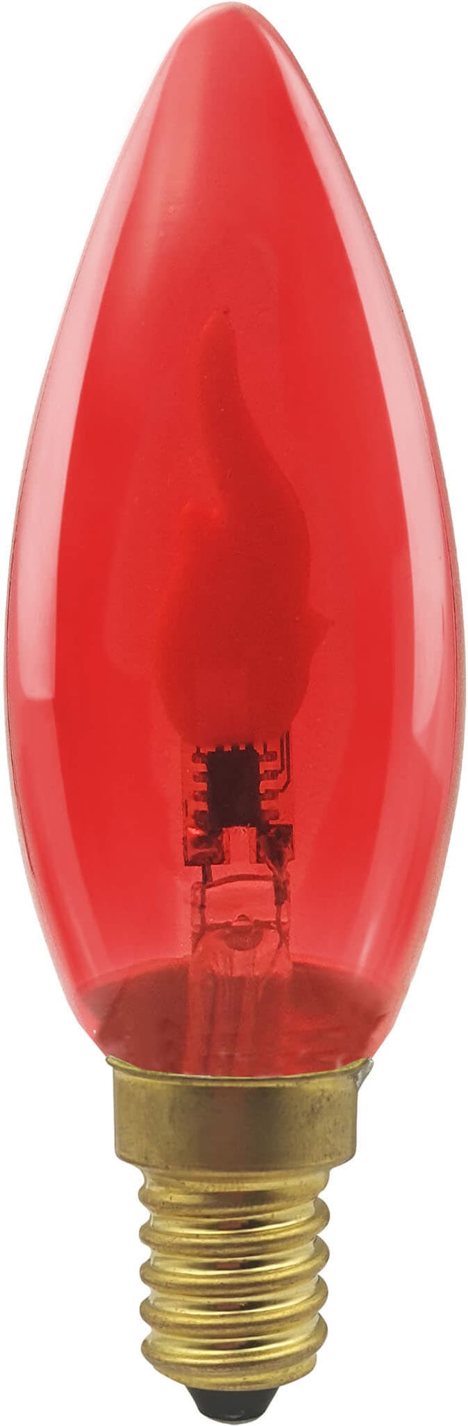 SEGULA LED-Filament "LED Kerze rot, E14", L:10cm Ø:3,5cmrot, Leuchtmittel