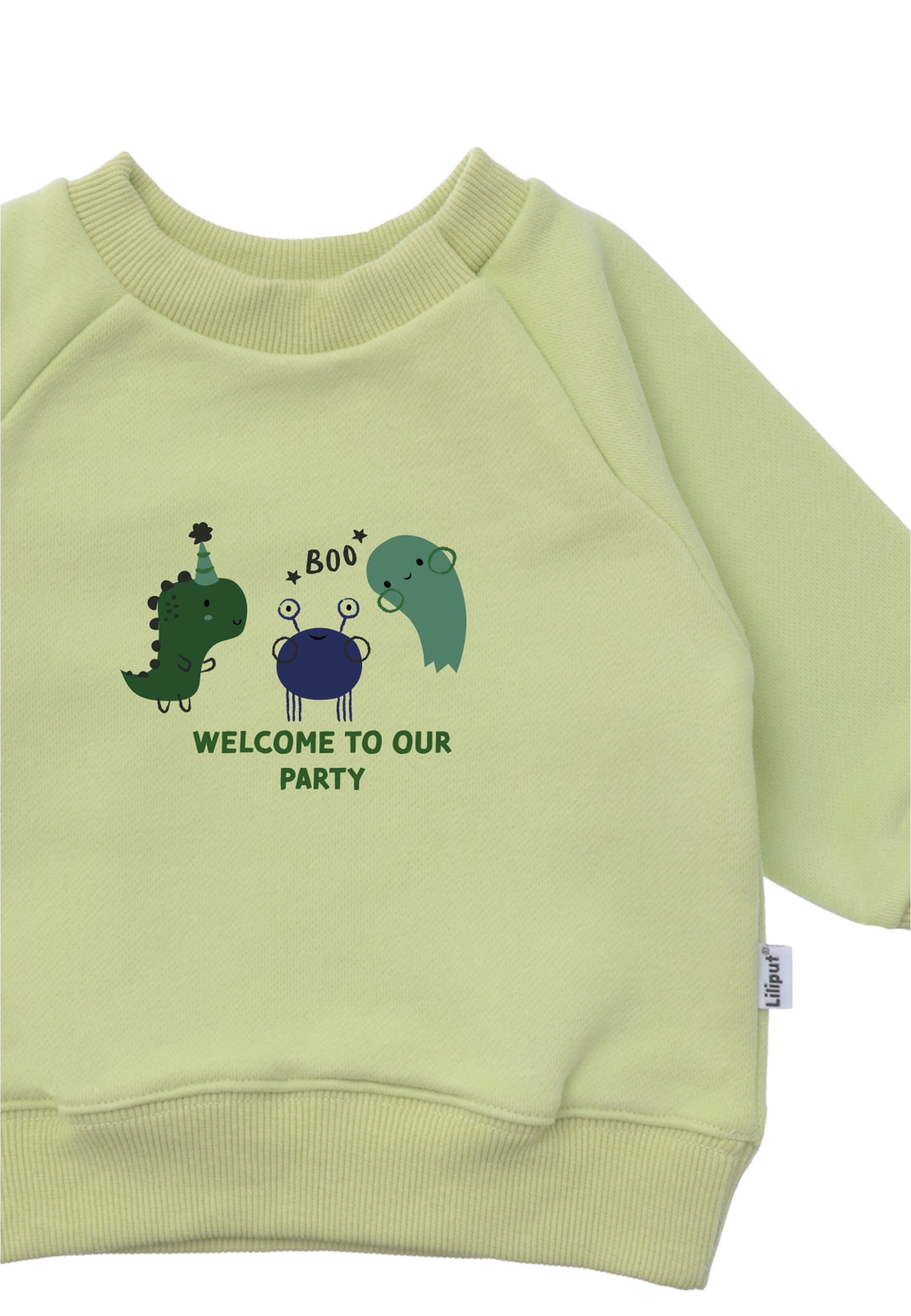 Liliput Sweatshirt »Halloween Partycrew«, mit elastischen Bündchen
