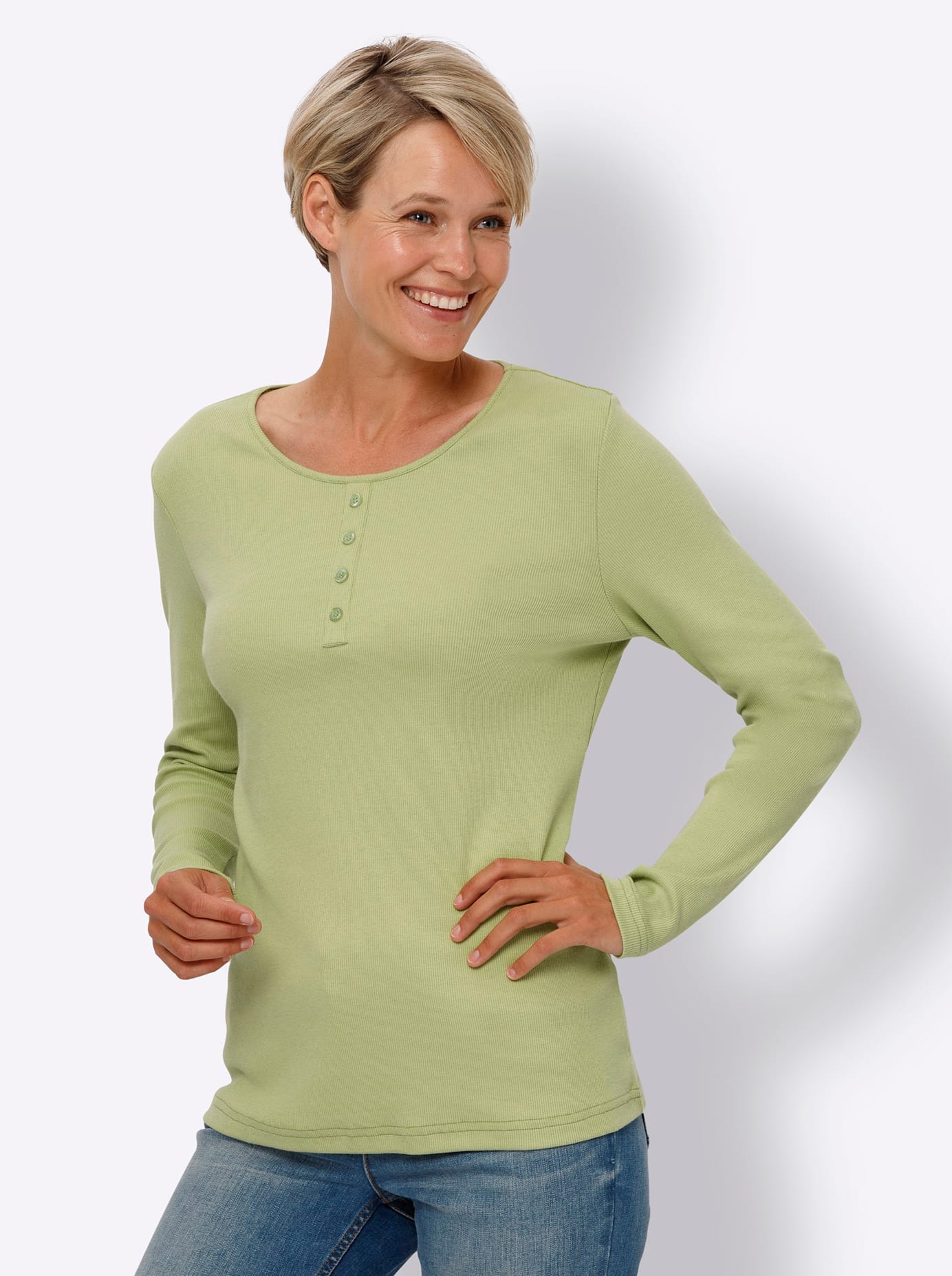 Classic Basics Langarmshirt "Langarm-Shirt", (1 tlg.) günstig online kaufen