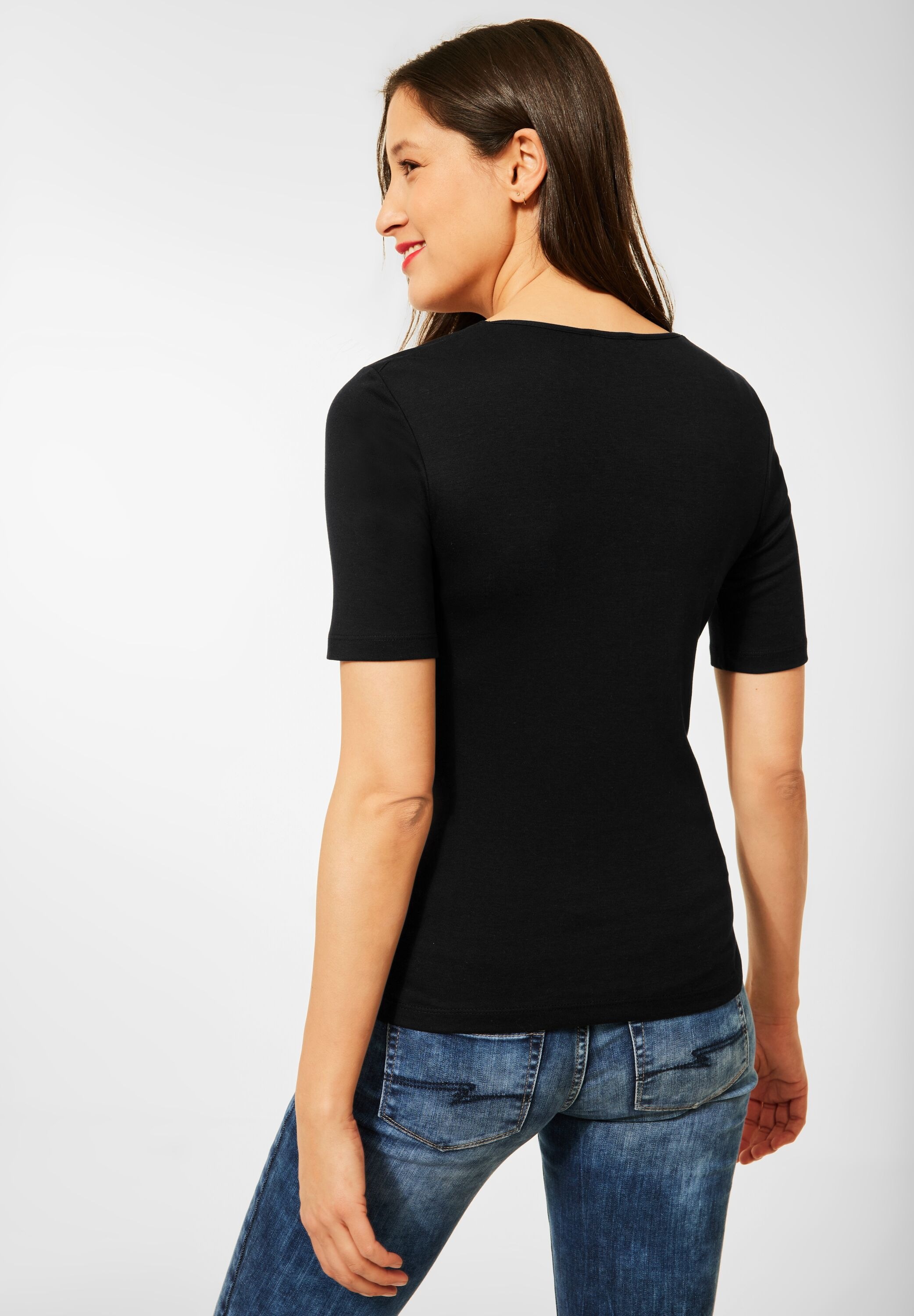 STREET ONE T-Shirt, im soften Baumwoll-Mix