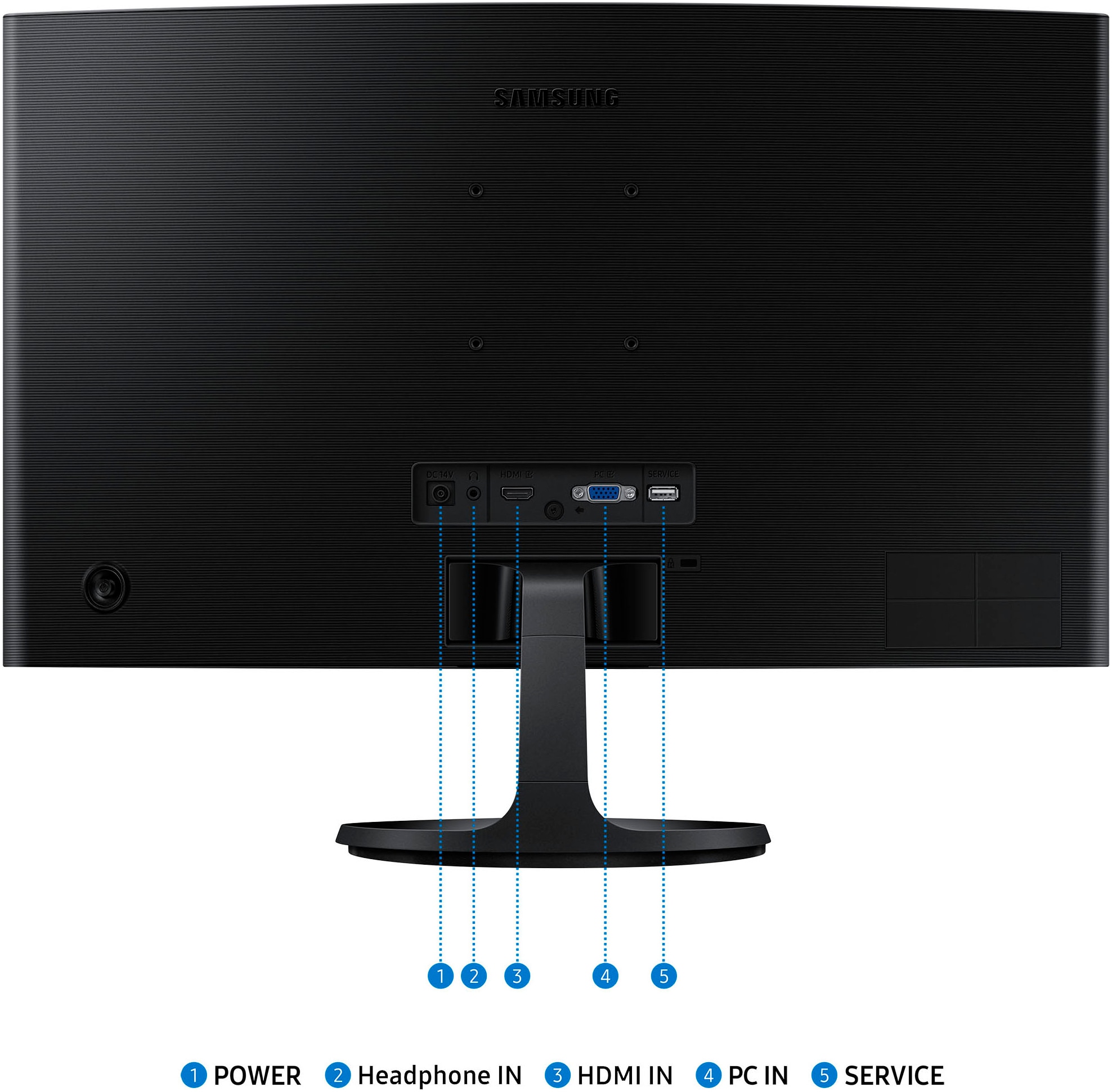 Samsung LED-Monitor »S36GD«, 59 cm/24 Zoll, 1920 x 1080 px, Full HD, 4 ms Reaktionszeit, 100 Hz