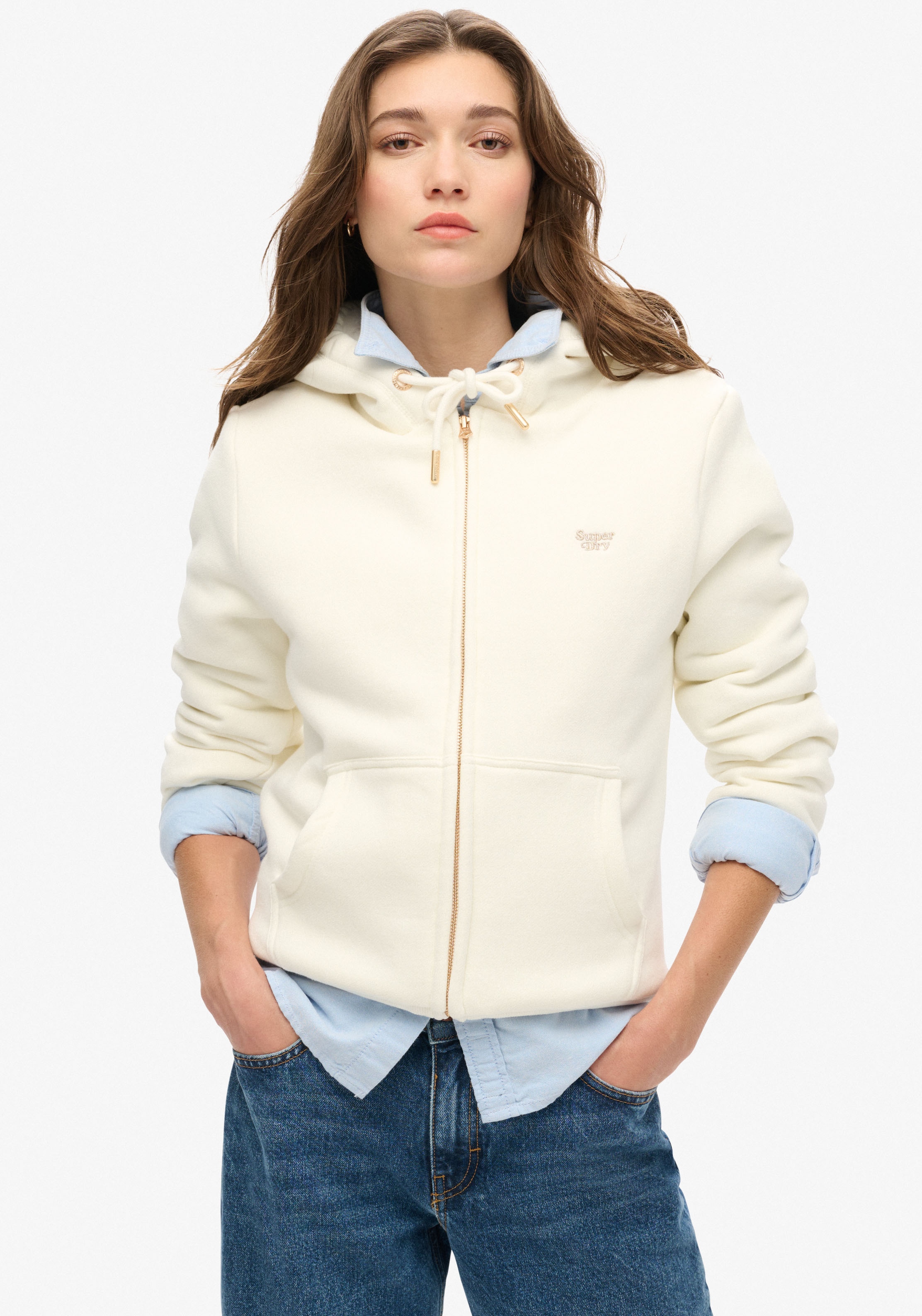 Kapuzensweatjacke »ESSENTIAL BORG LINED ZIP HOOD«