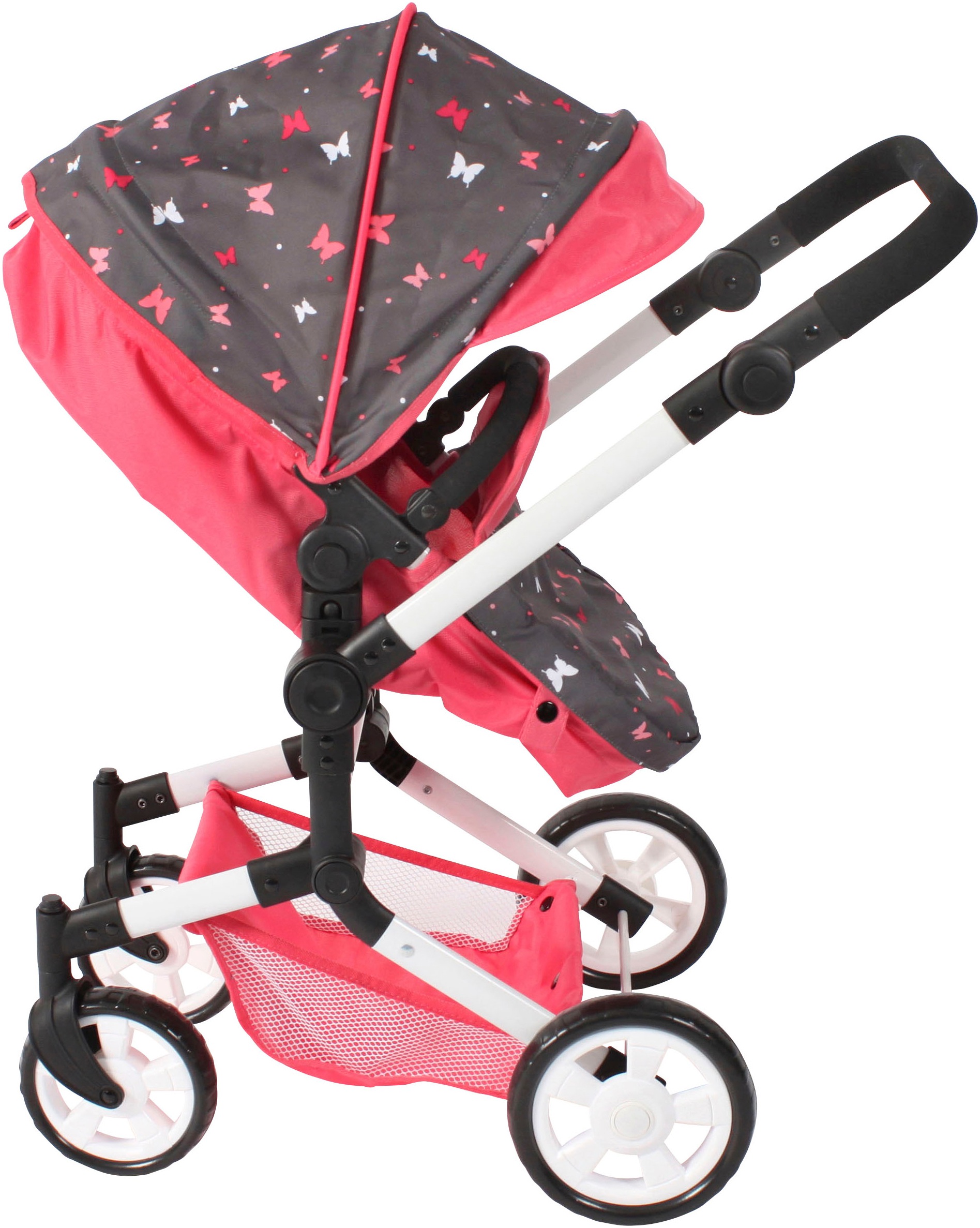 CHIC2000 Kombi-Puppenwagen »Linus, Butterfly«, (Set)