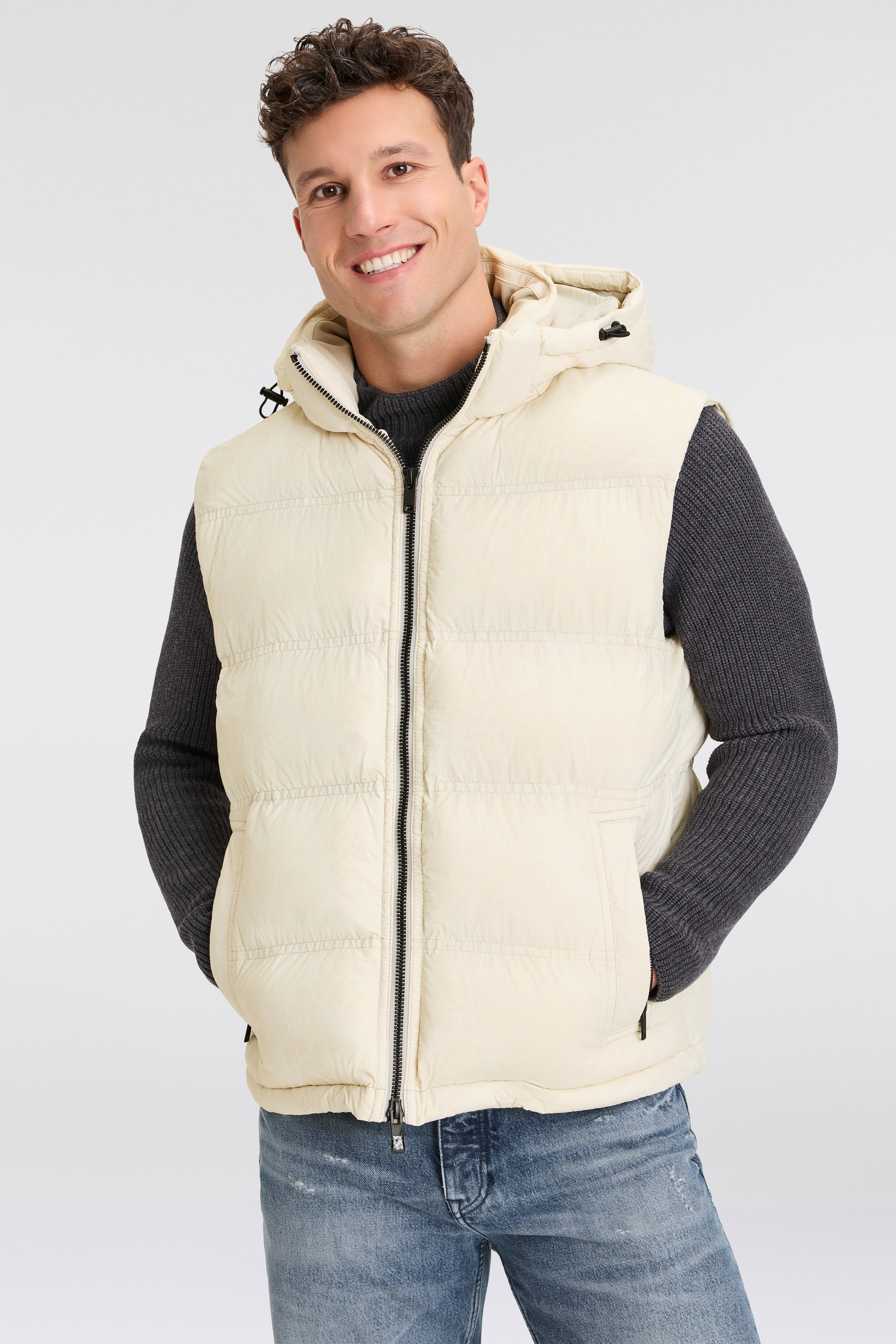 BOSS ORANGE Steppjacke "Obark", mit Kapuze, mit integriertem Stehkragen günstig online kaufen