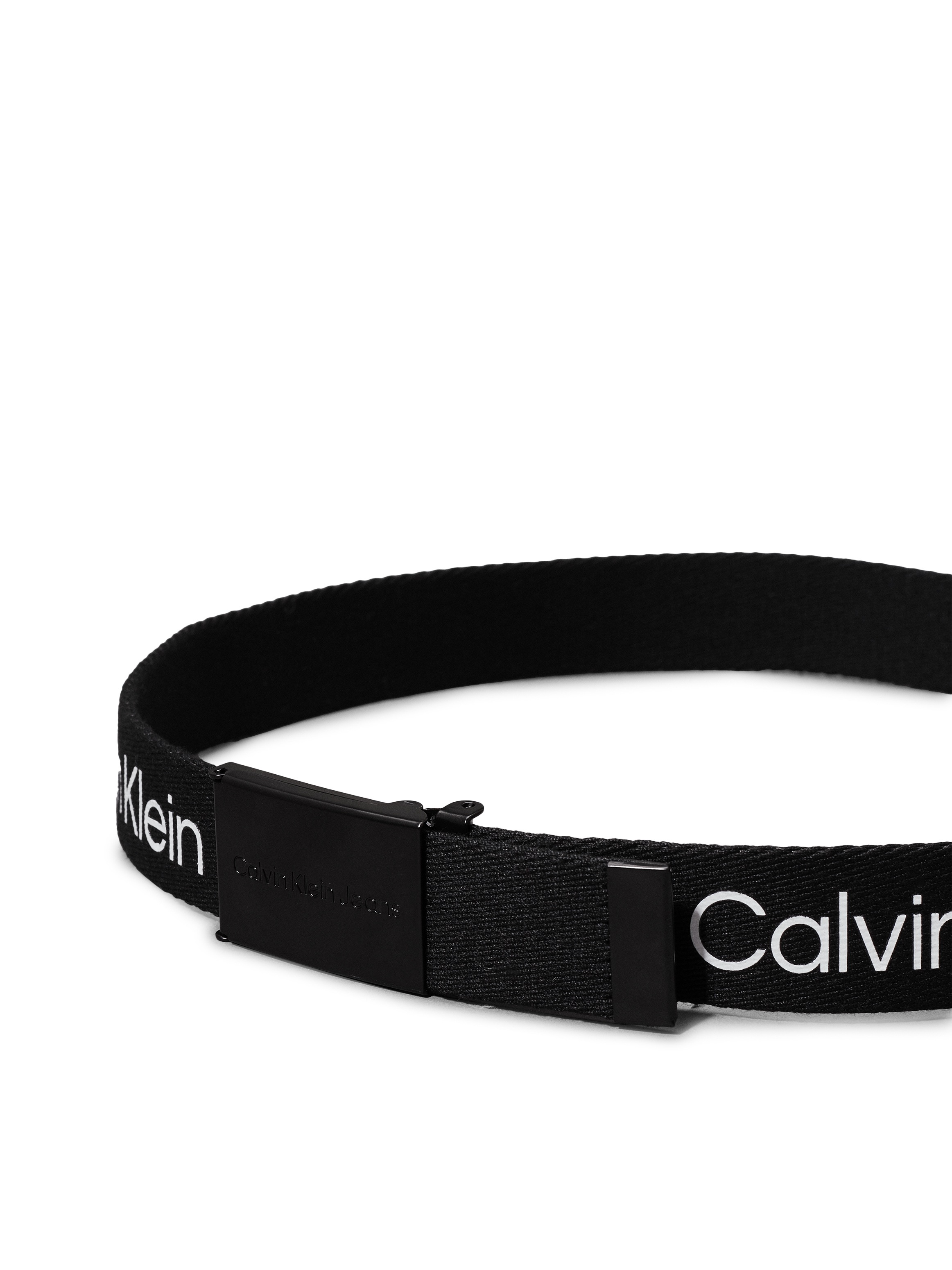 Calvin Klein Jeans Koppelgürtel »CANVAS LOGO METALLIC BUCKLE BELT«, für Kinder bis 16 Jahre