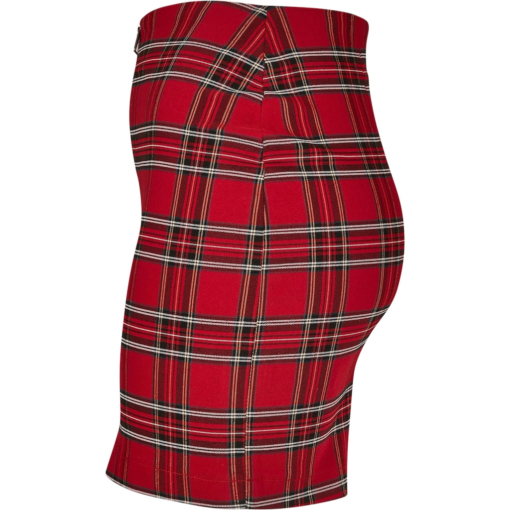 URBAN CLASSICS Sommerrock »Urban Classics Damen Ladies Short Checker Skirt«, (1 tlg.)