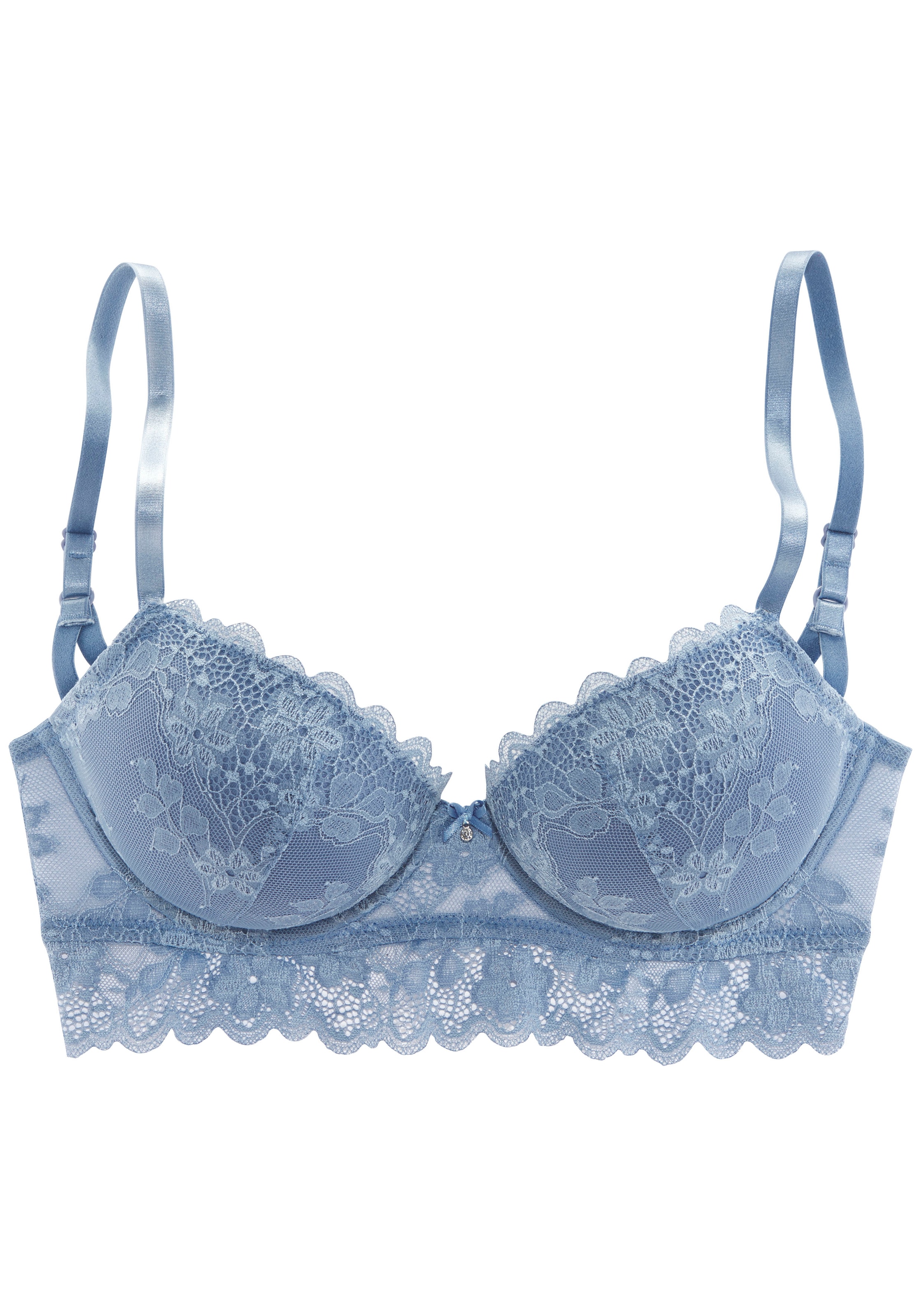Vivance Push-up-BH, aus Jacquardspitze in leichter Longform, sexy Dessous