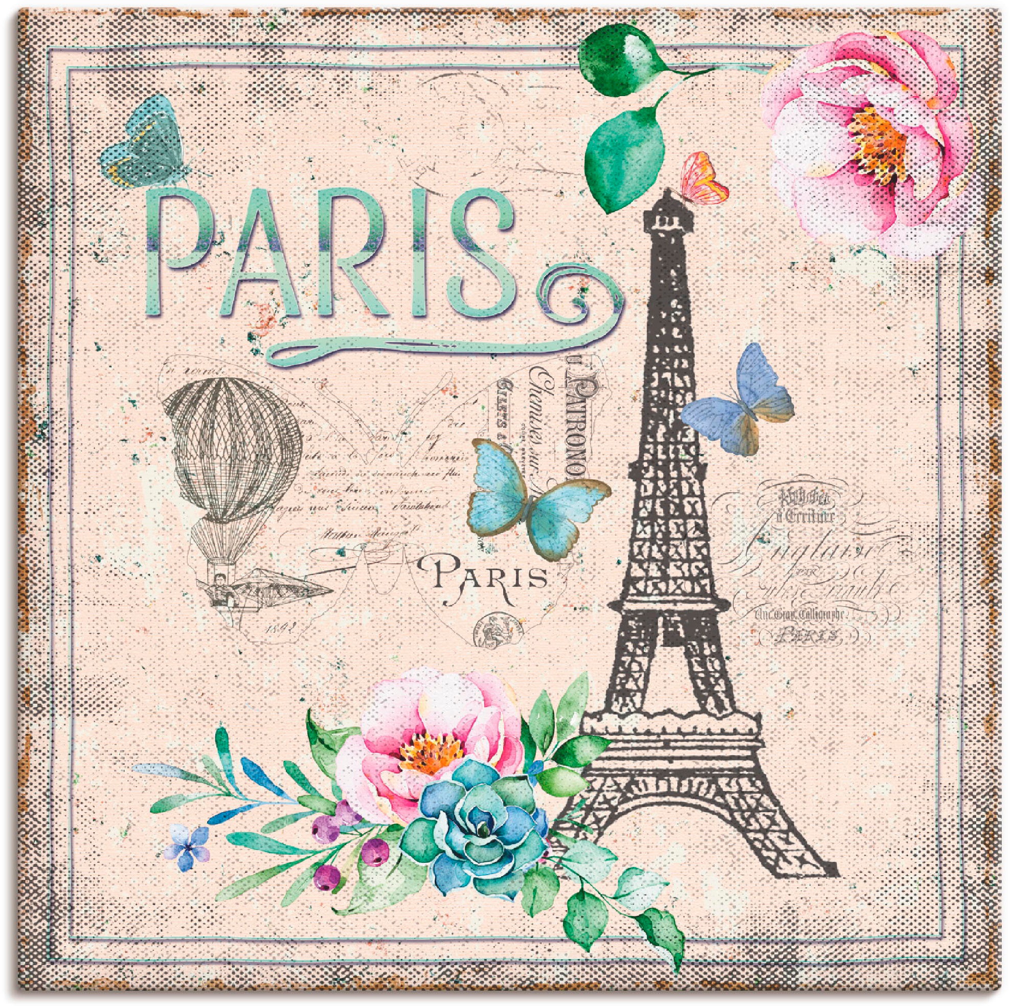 Artland Paveikslas ant drobės »Paris - meine L...