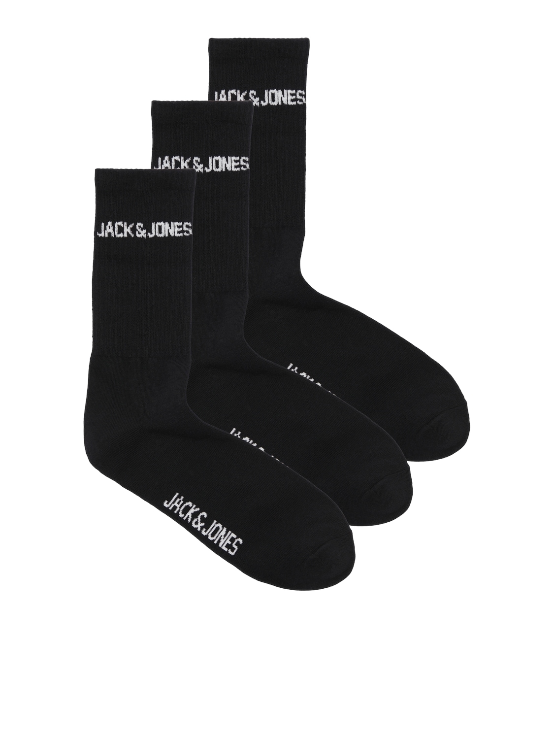 Jack & Jones Freizeitsocken "JACMELVIN TENNIS SOCK 3 PACK NOOS", (Packung, 3 Paar)