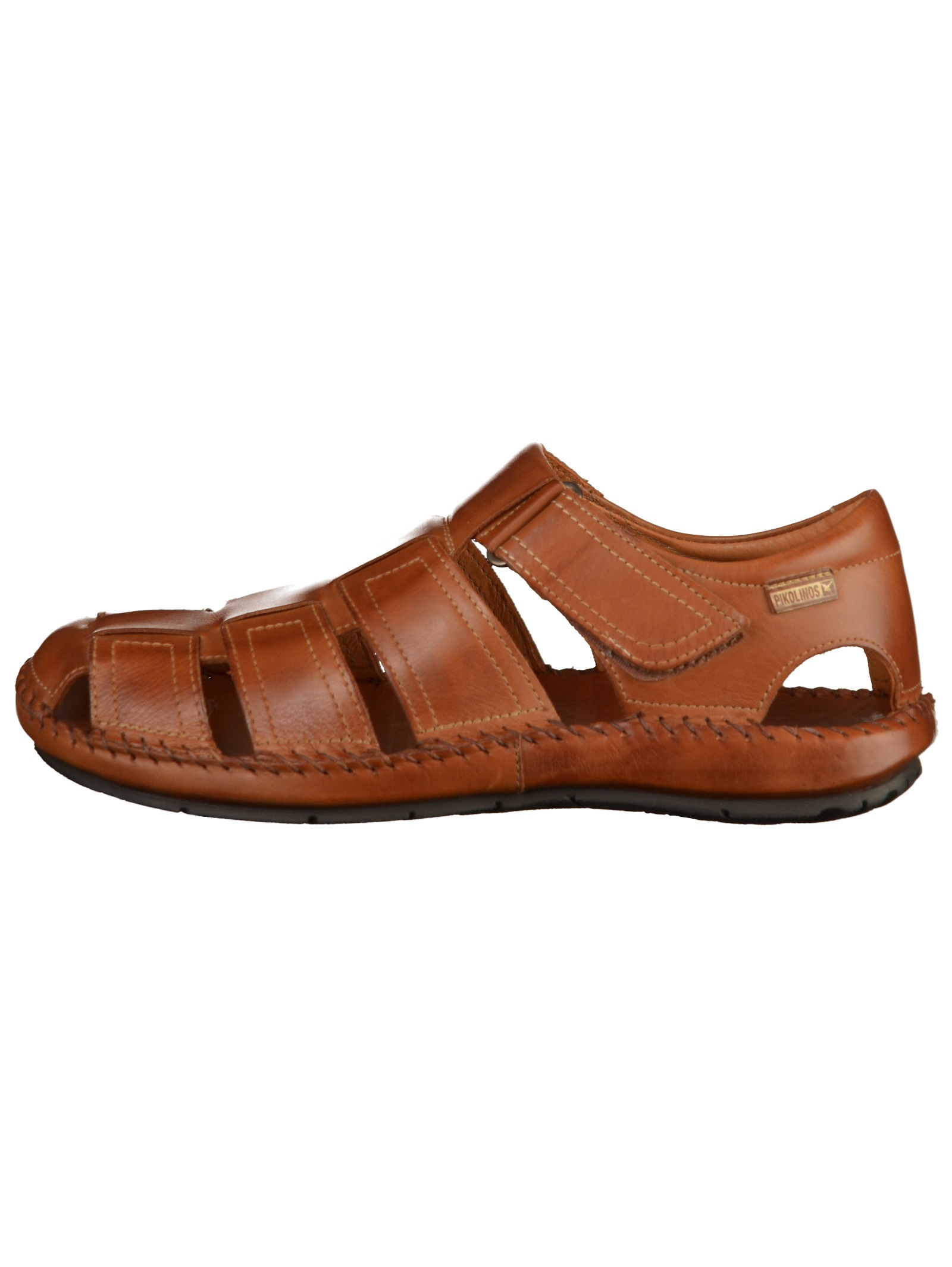 PIKOLINOS Herren Klettschuh "PIKOLINOS Halbschuhe Leder", Gr. 45, braun, Leder, Schuhe