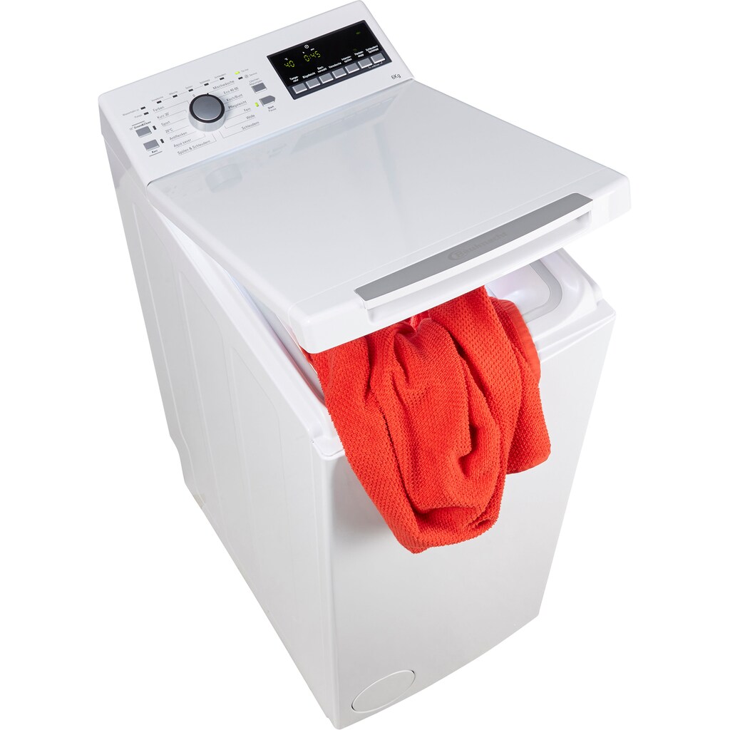 BAUKNECHT Waschmaschine Toplader »WAT 6312 N«, WAT 6312 N, 6 kg, 1200 U/min