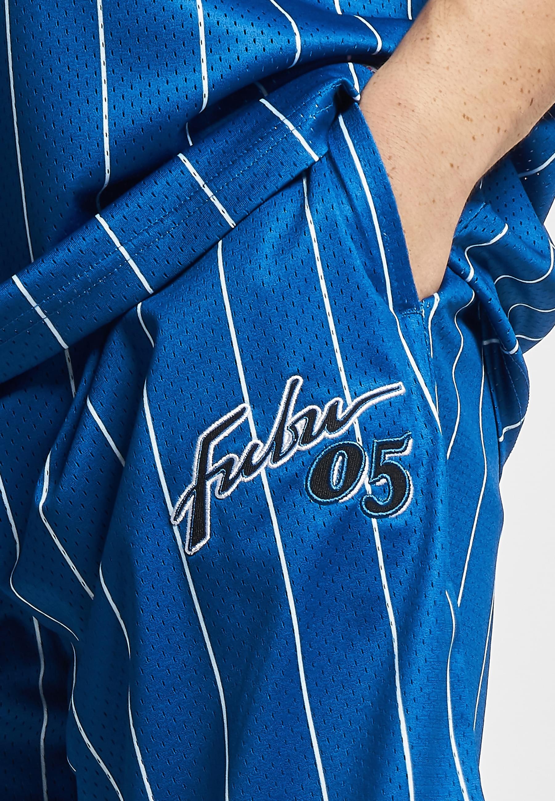 Fubu Shorts »Fubu Herren FM232-013-2 FUBU Retro Pinstripe Shorts«