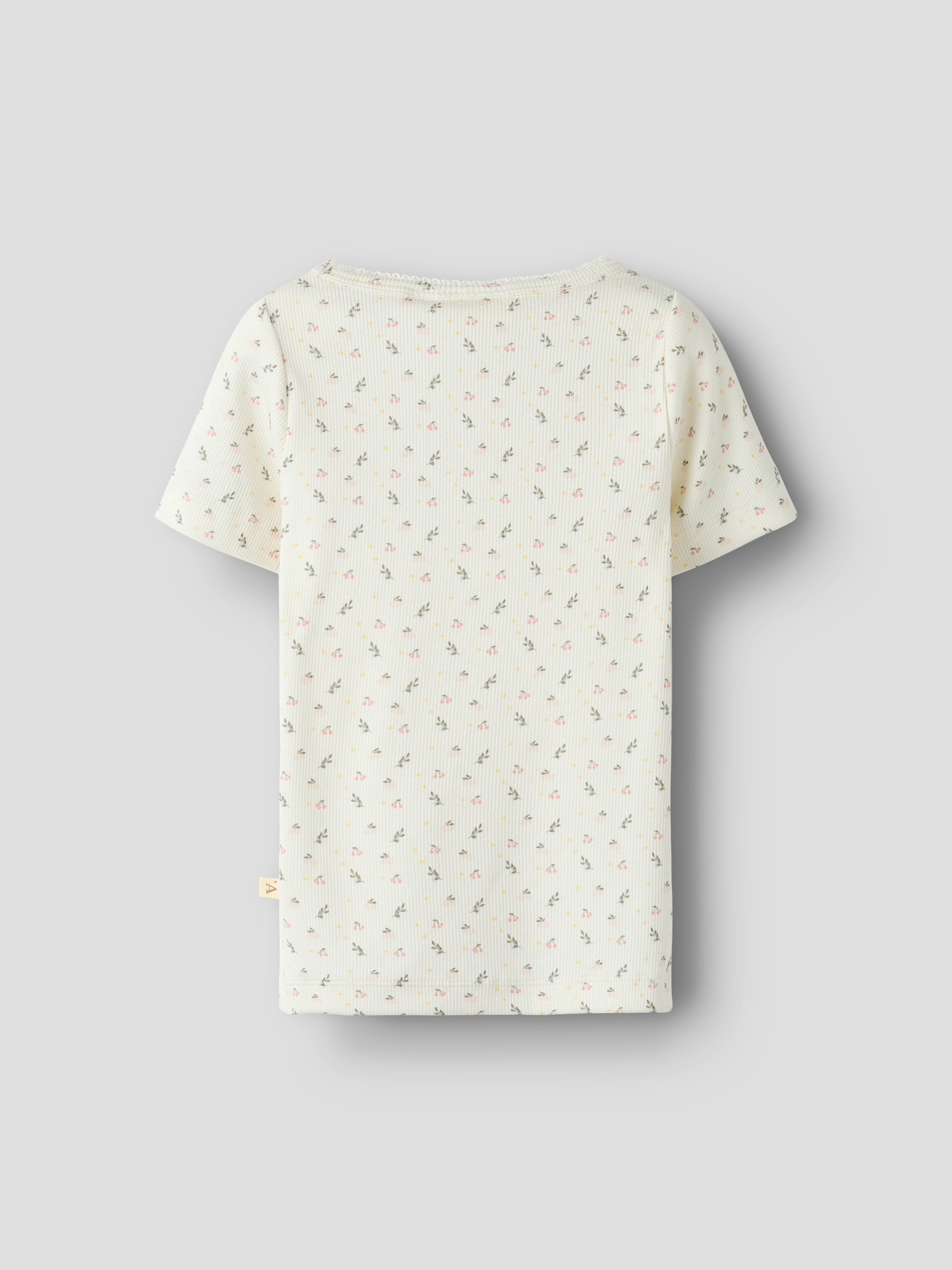 Lil' Atelier T-Shirt »NMFGAGO SS SLIM TOP LIL NOOS« Baumwollmischung, Druck, Kurzarm