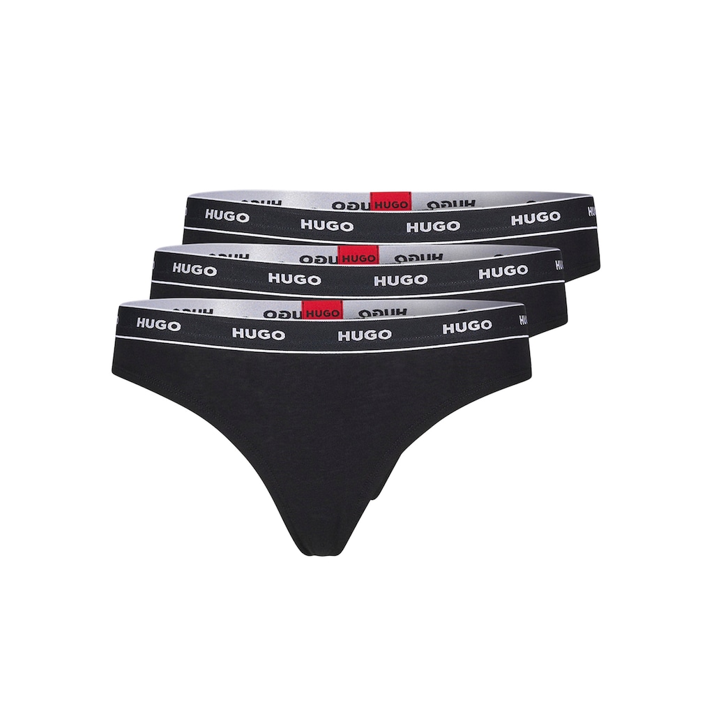 HUGO Underwear String »TRIPLET THONG STRIPE«, (3 St.)