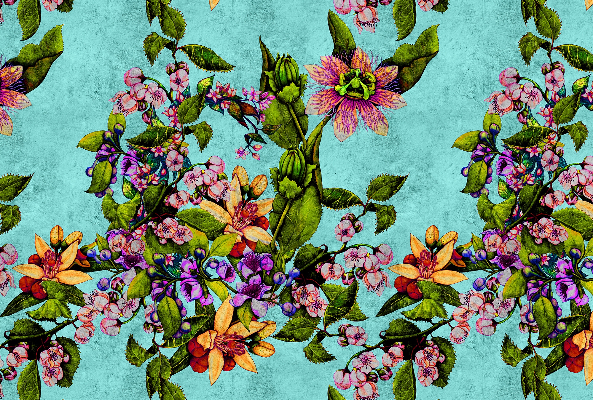 living walls Fototapete "Walls by Patel Tropical Passion 1" glatt Vlies, Wa günstig online kaufen