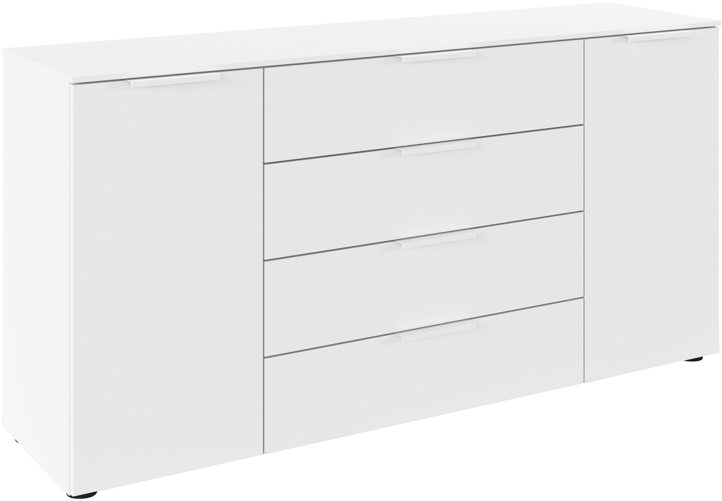 LeGer Home by Lena Gercke Kommode "Kommode Sideboard Schubladenkommode SERINA eleganter Eyecatcher" inkl. SOFT-CLOSE-FUNKTION, mit 4 Schubkästen und 2 Türen sowie Metallgriffen MADE IN GERMANY