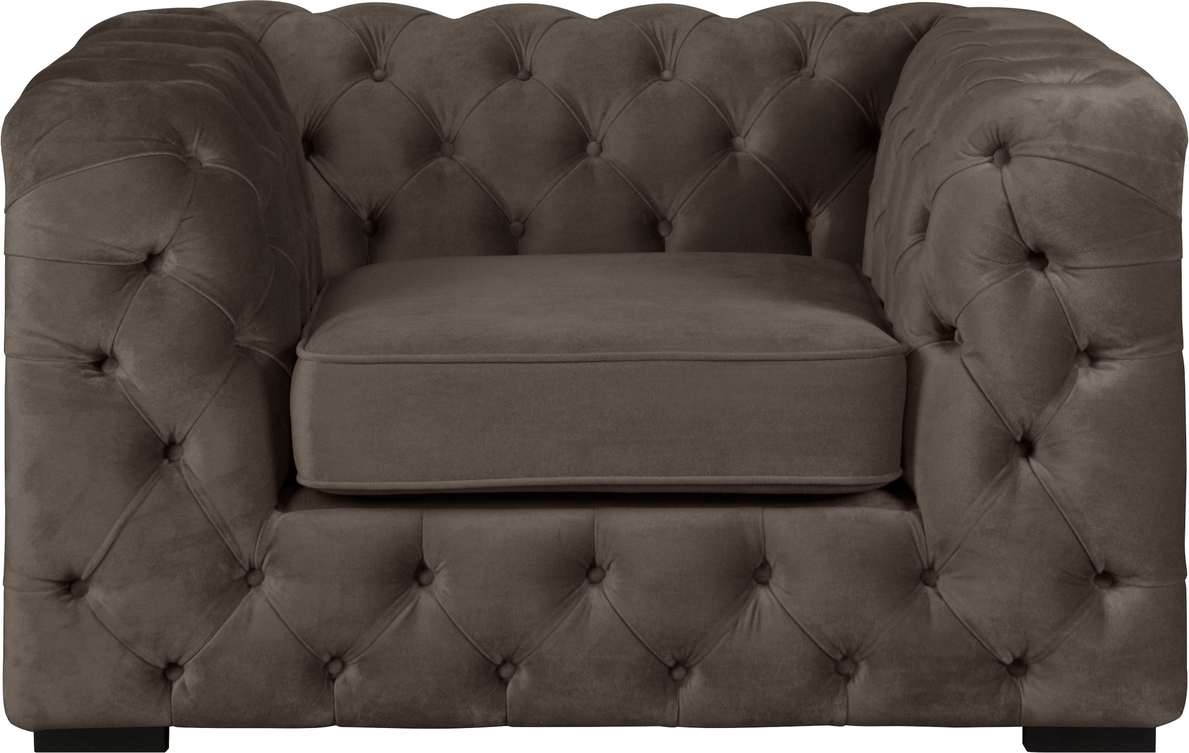 Home affaire Chesterfield-Sessel "Kalina Sessel", mit klassischer Chesterfi günstig online kaufen