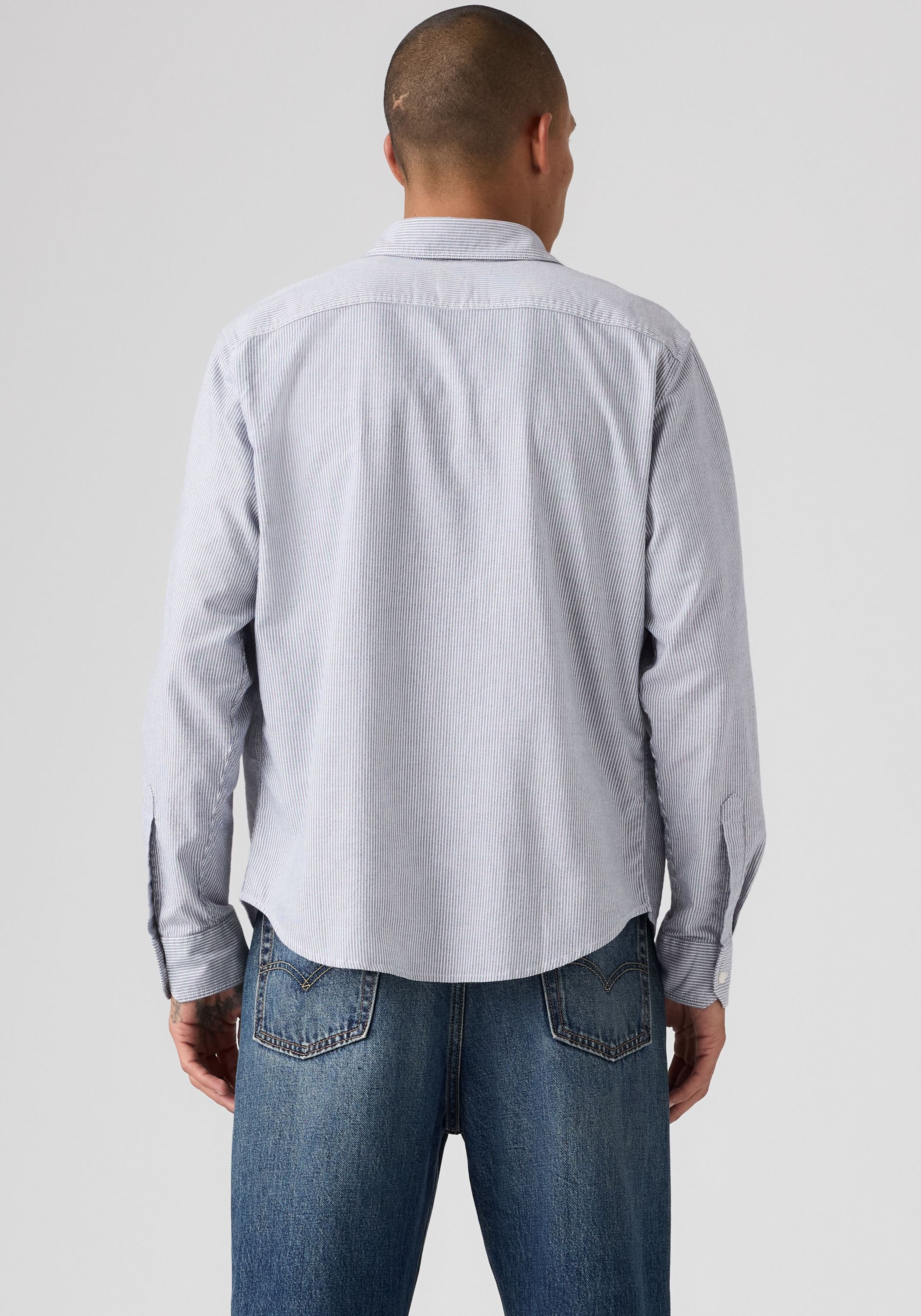 Levi's® Langarmhemd »CLS BATTERY HM SHIRT - STANDARD« mit abgerundetem Saum