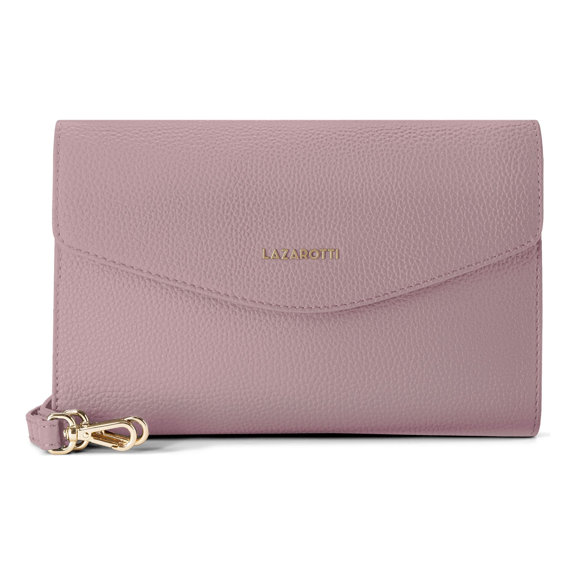 Lazarotti Clutch "Bologna Leather Clutch Umhängetasche Leder 23 cm"