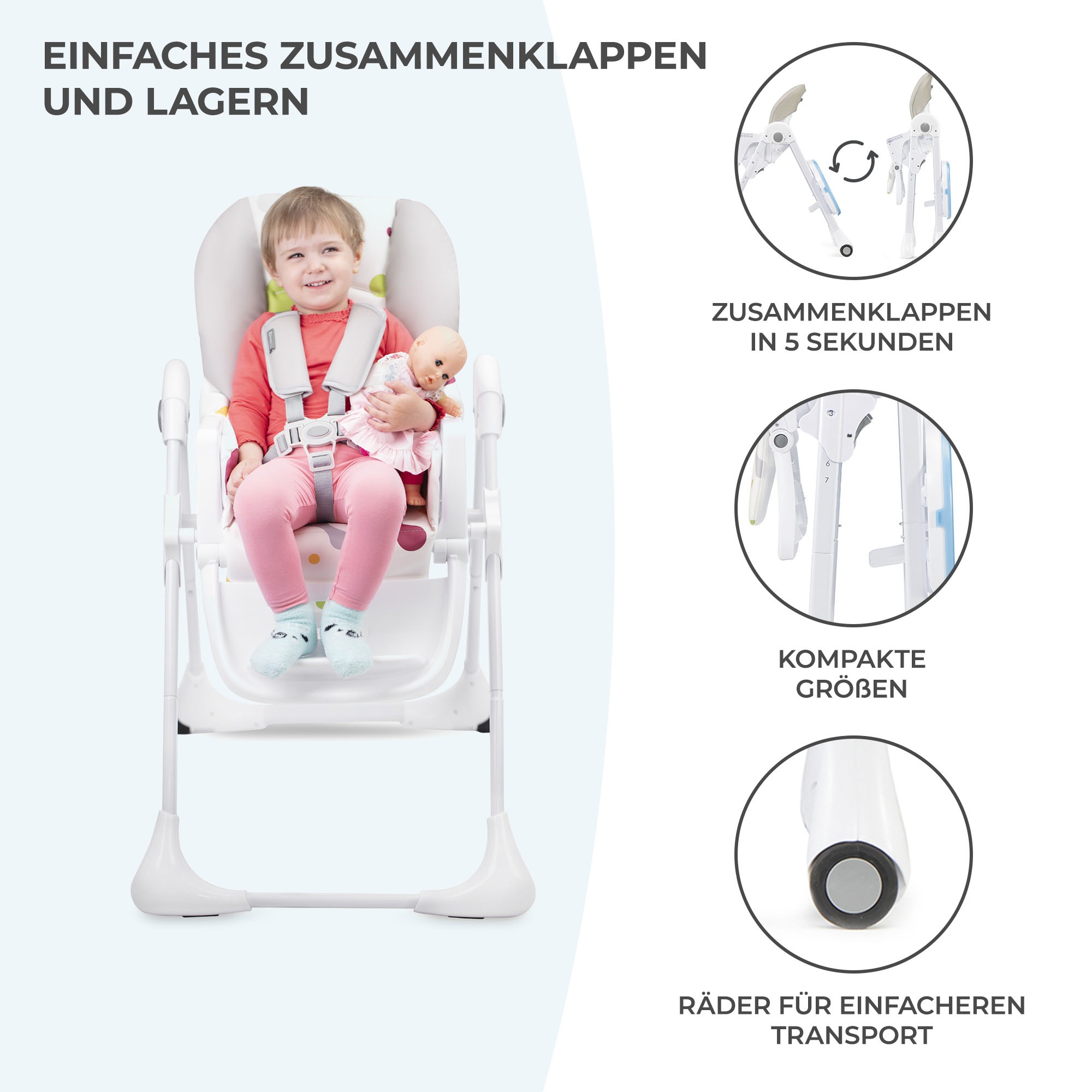 Kinderkraft Hochstuhl "YUMMY" () günstig online kaufen