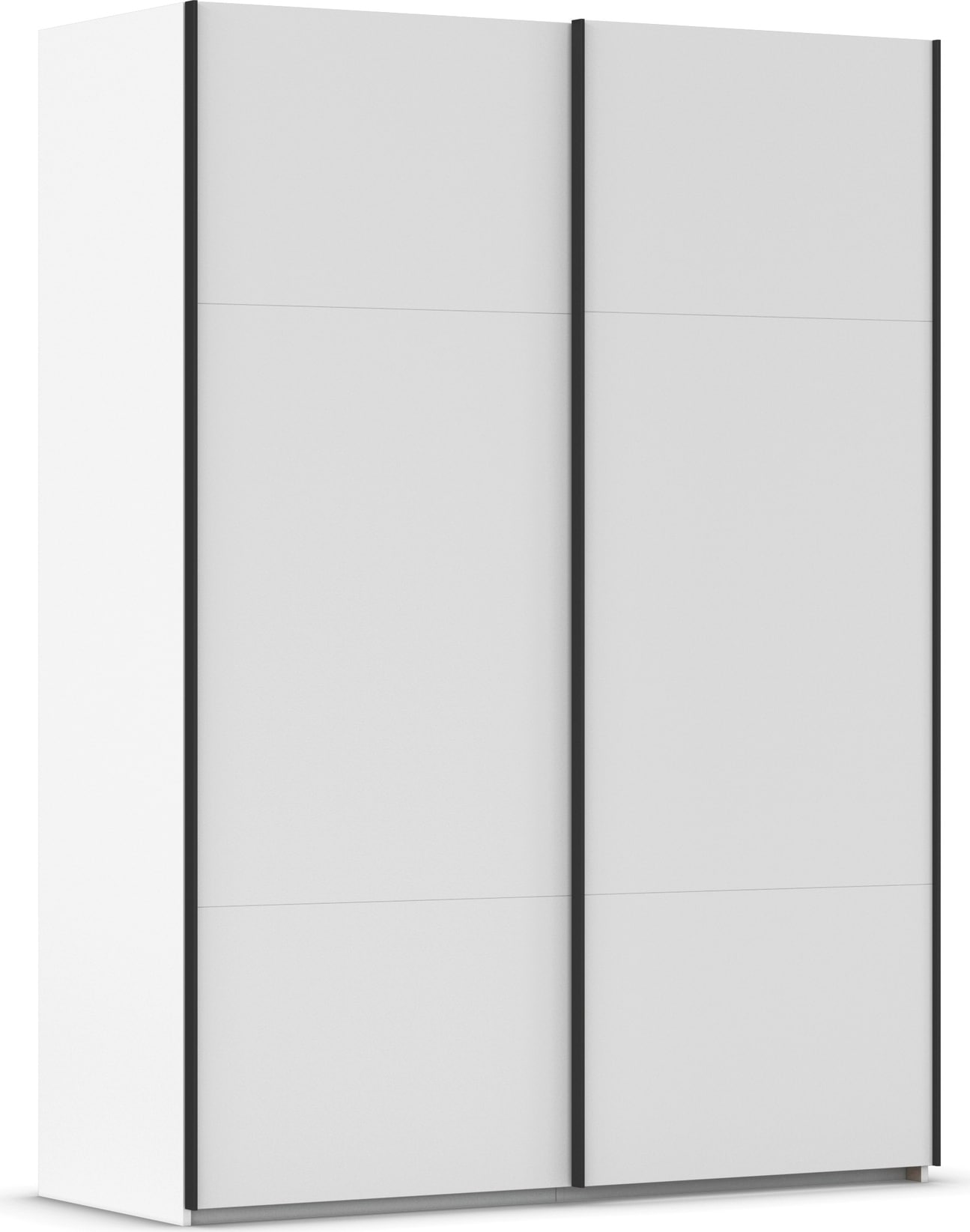 rauch Schwebetürenschrank "Kleiderschrank Schrank Garderobe Schlafzimmerschrank CONTIDO" 3 verschiedene Ausstattungen BASIC/CLASSIC/PREMIUM, aus hochwertigem Material in 6 Breiten 2 Griff-Farben MADE IN GERMANY