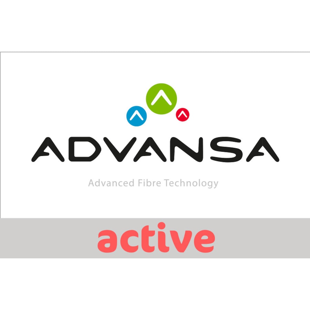 Centa-Star Microfaserbettdecke »Sport Line«, 4-Jahreszeiten, Bezug 100% Baumwolle, (1 St.), mit hochwertiger Markenfaserfüllung "Advansa Active-Microfaser"