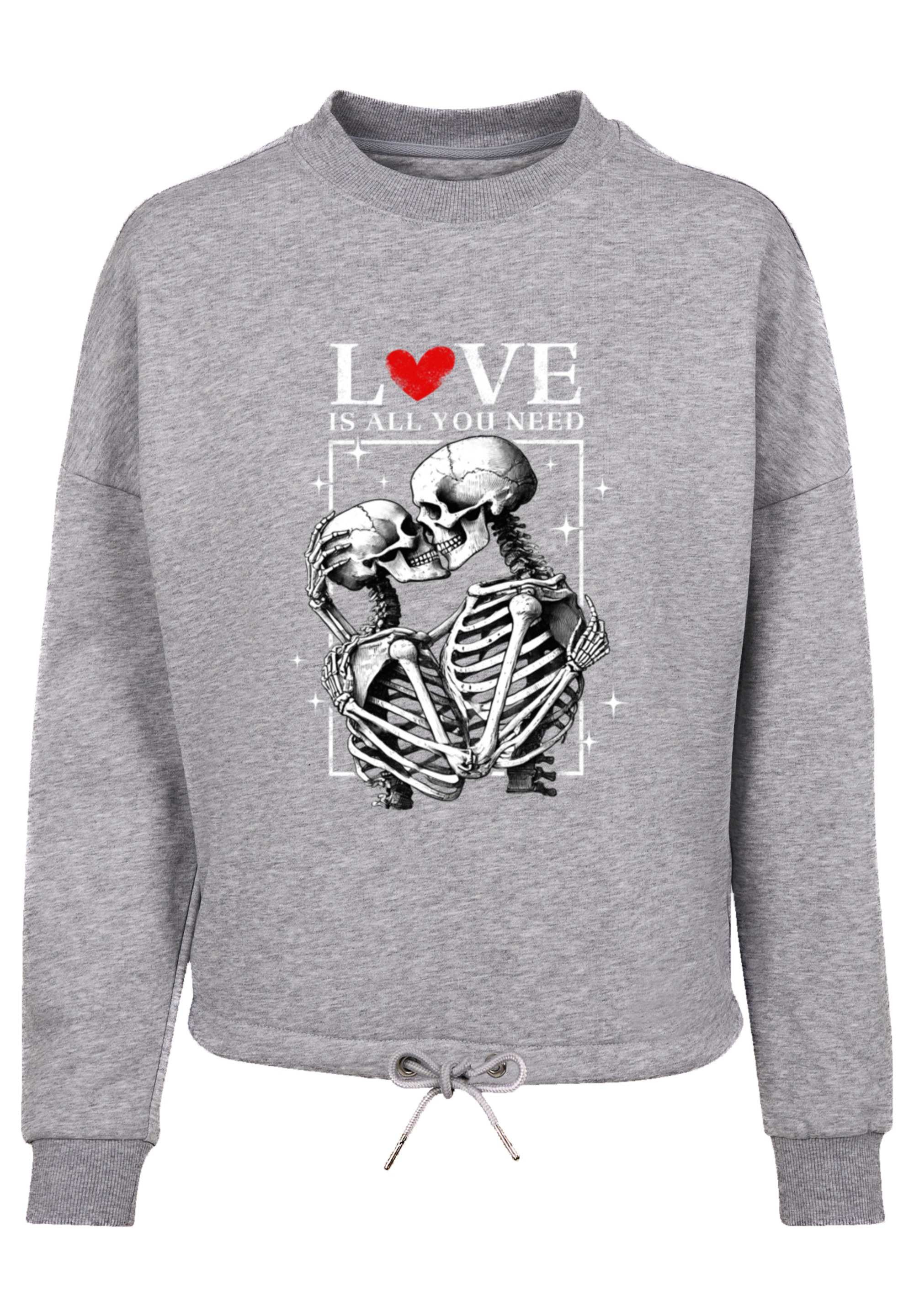 F4NT4STIC Sweatshirt »Love is all you need«, Premium Qualität