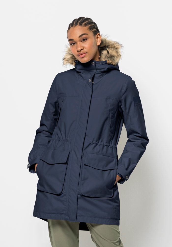 Jack Wolfskin Funktionsparka "WINTERFROST INS PARKA W", mit Kapuze