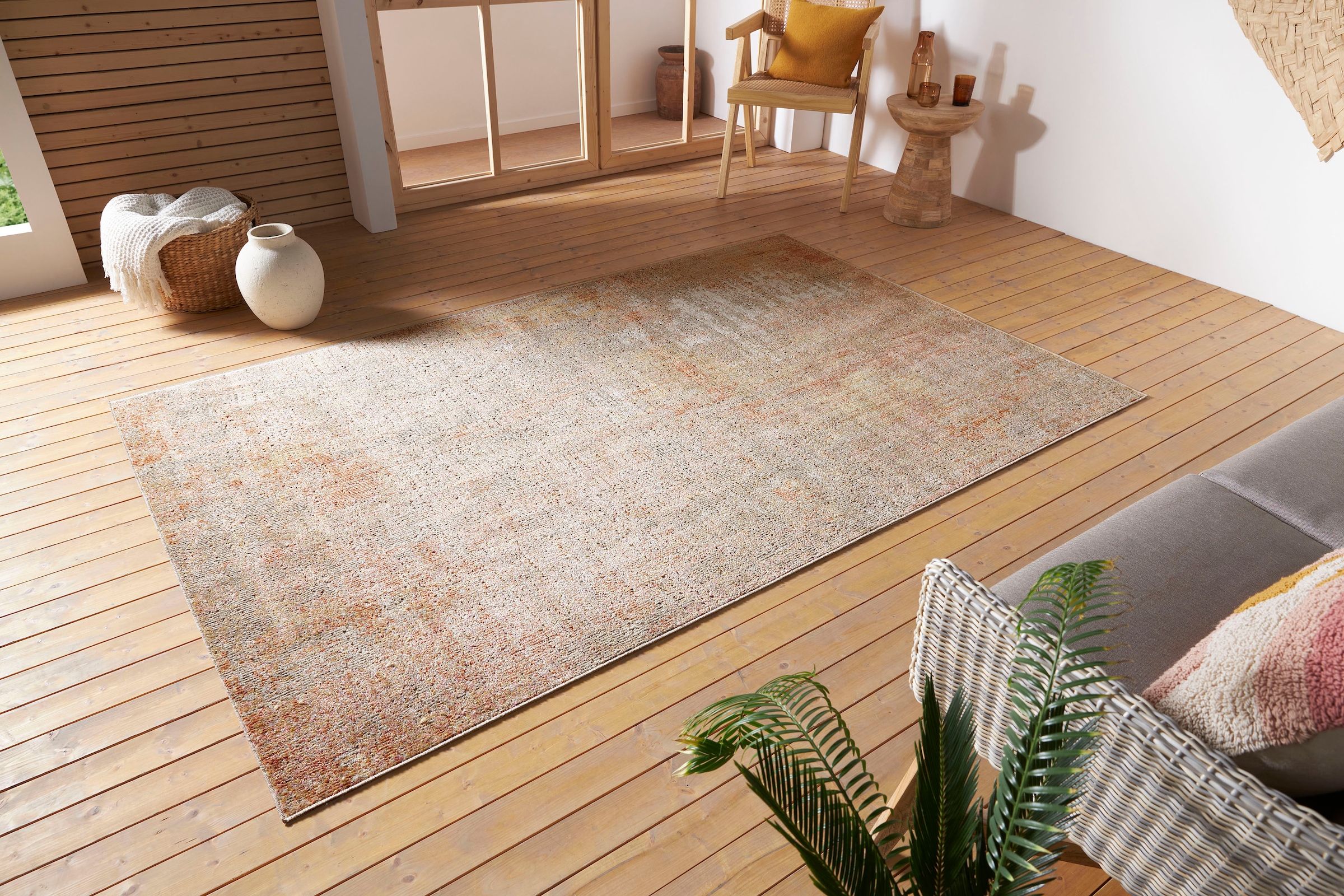 HANSE Home "Gizeh" rechteckig 3 mm Höhe In-& Outdoor, Läufer, Wetterfest, Balkon, Wohnzimmer, Orient