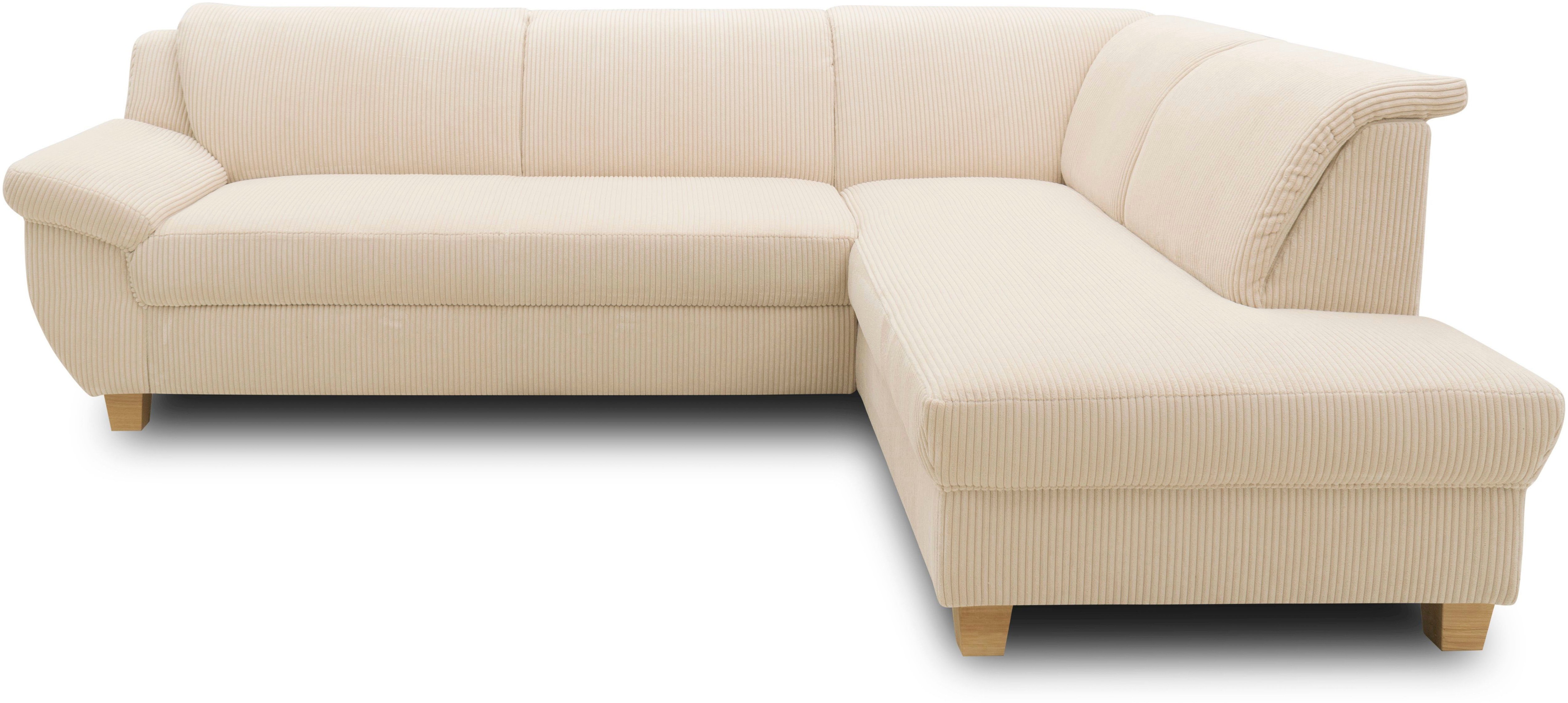 Thumbnail - Home affaire Ecksofa "Yesterday zeitlos und elegant, bequeme Armlehnen, L-Form" wahlweise mit Bettfunktion, auch in Cord