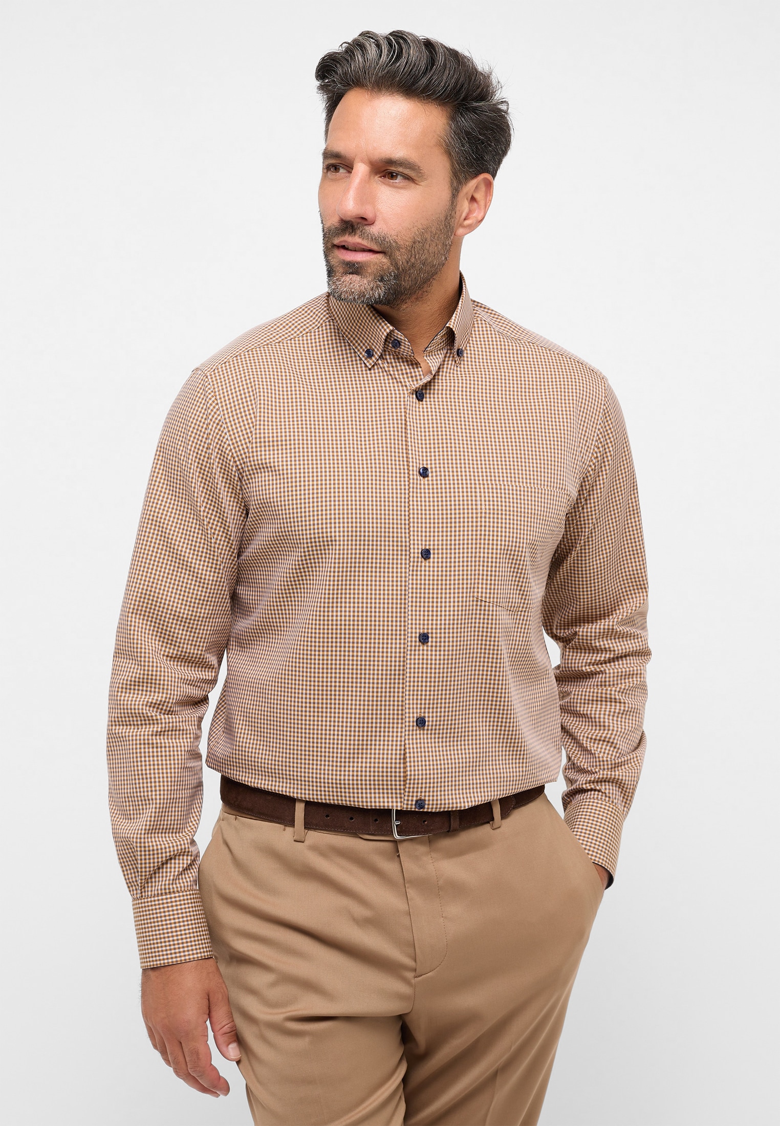Eterna Langarmhemd "MODERN FIT", NON IRON (bügelfrei) günstig online kaufen