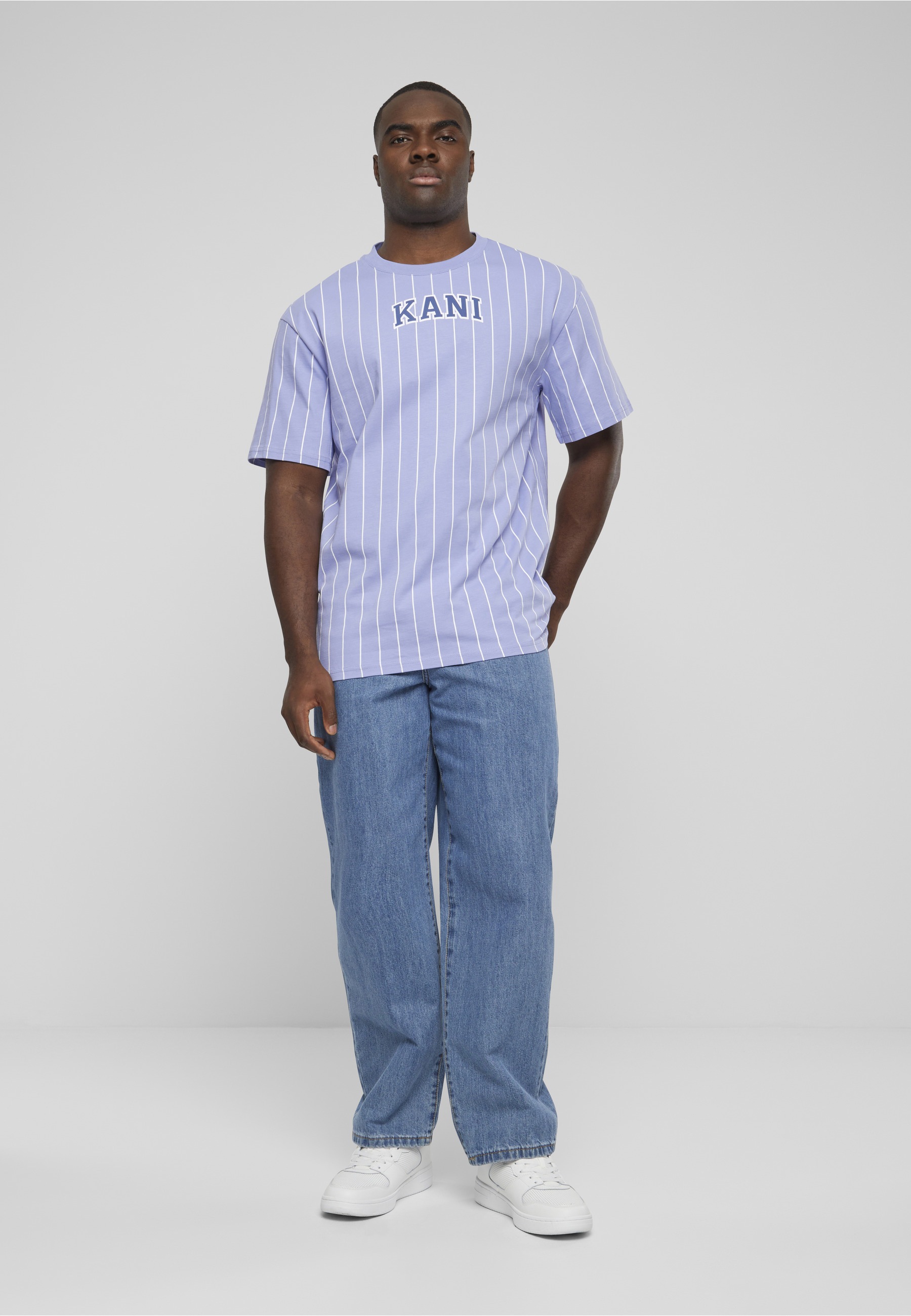 Karl Kani T-Shirt »Karl Kani Herren KM241-025-1 Karl Kani Small Serif Pinstripe Tee« 1 Stk.